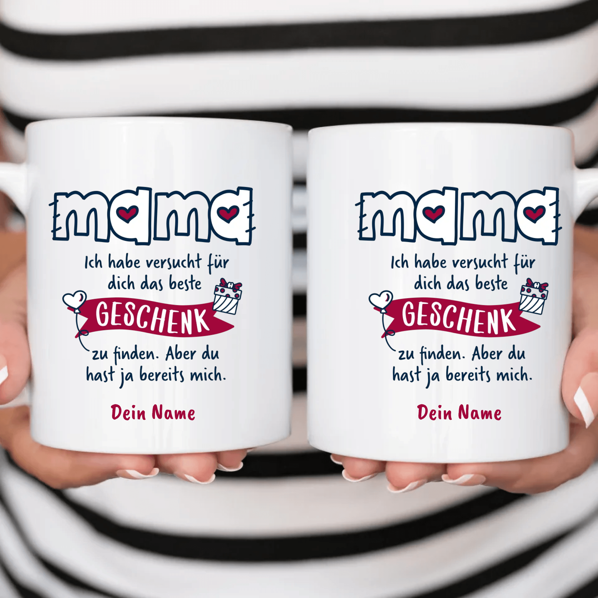 Mama Ich Habe Versucht - Personalisierte Tasse - Kaffeebecher24