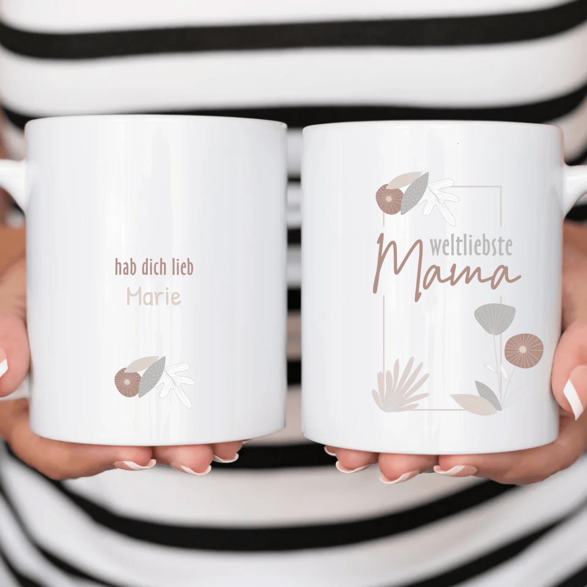 Weltbeste Mama - Personalisierte Tasse - Kaffeebecher24