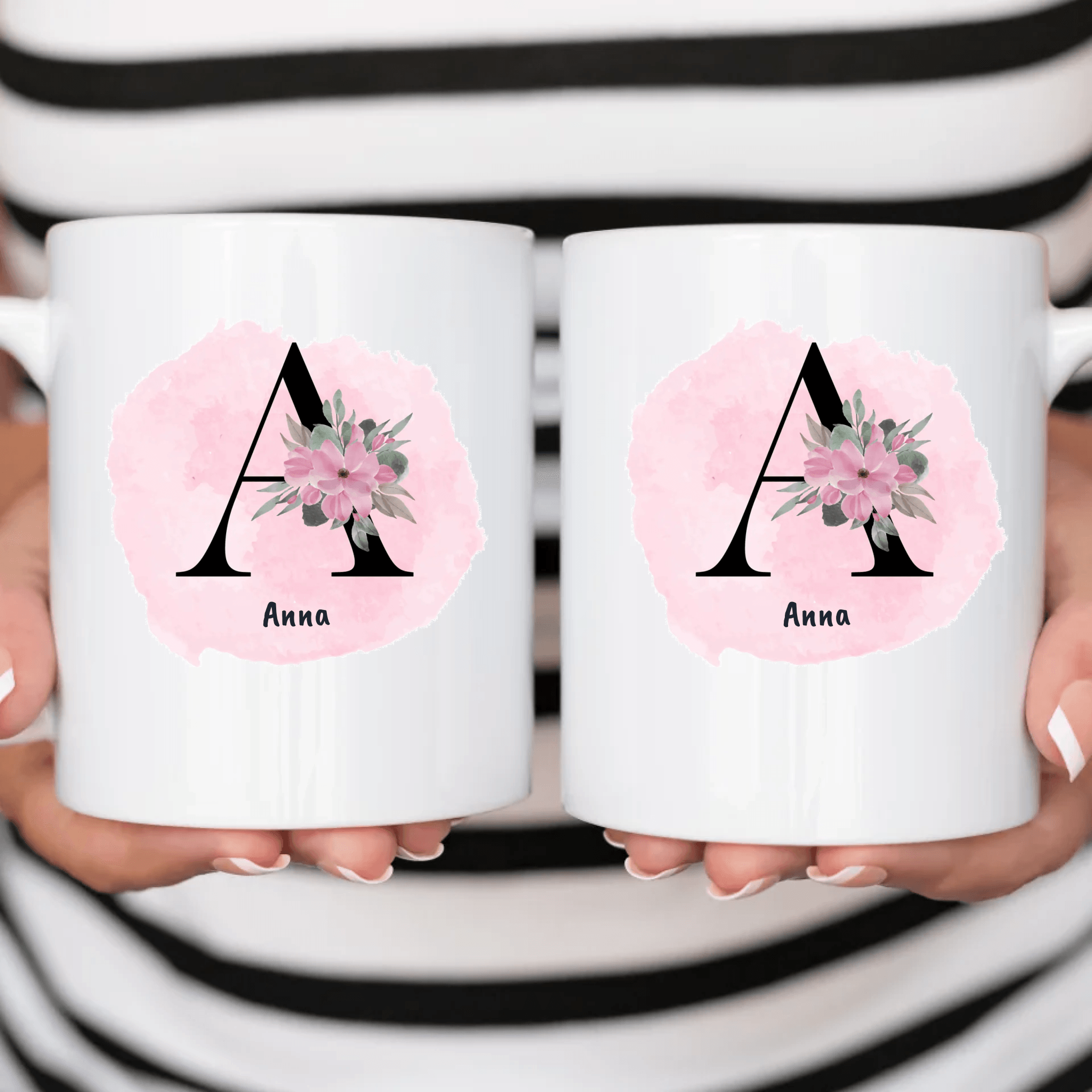 Buchstabentasse - Personalisierte Tasse - Kaffeebecher24