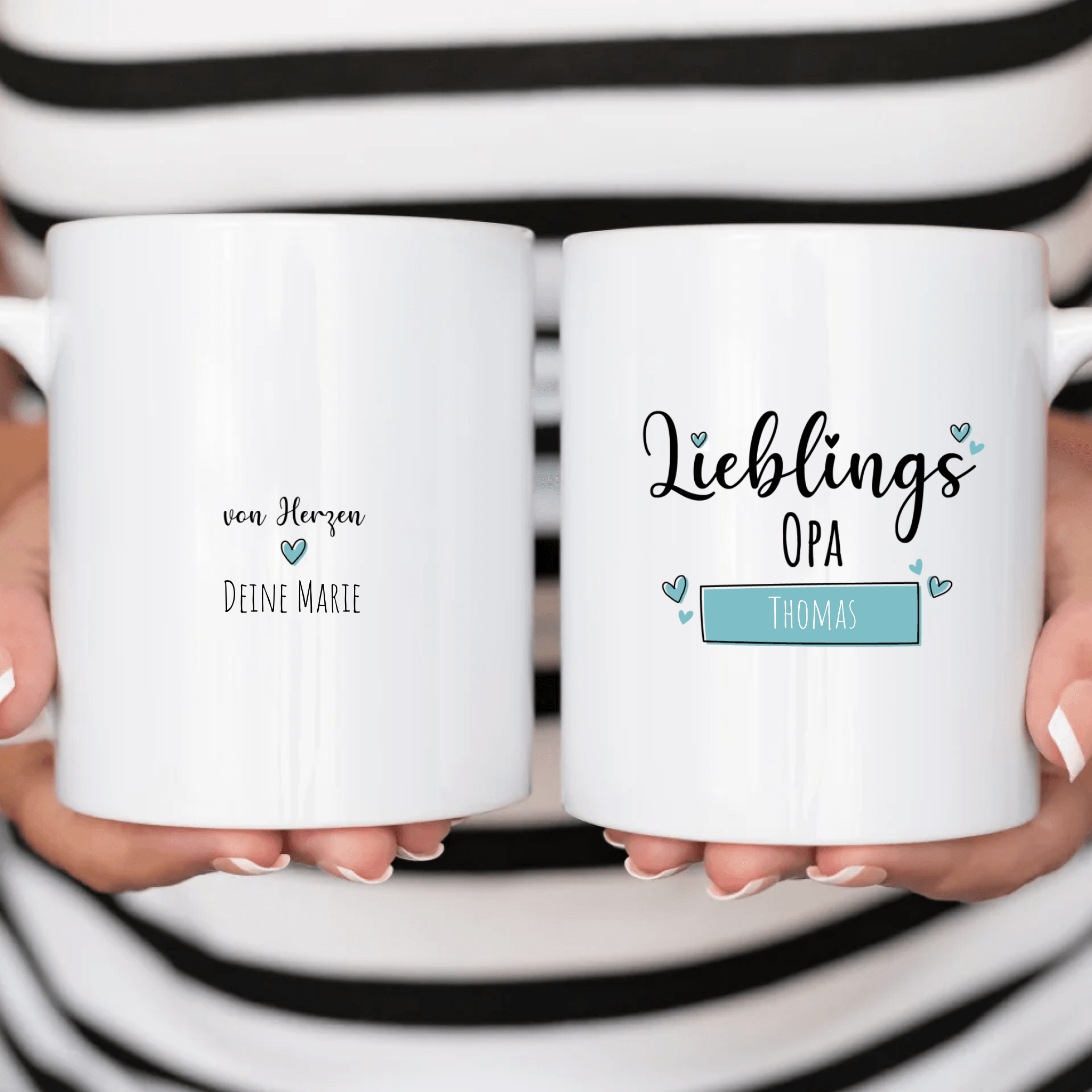 Lieblings Opa - Personalisierte Tasse - Kaffeebecher24