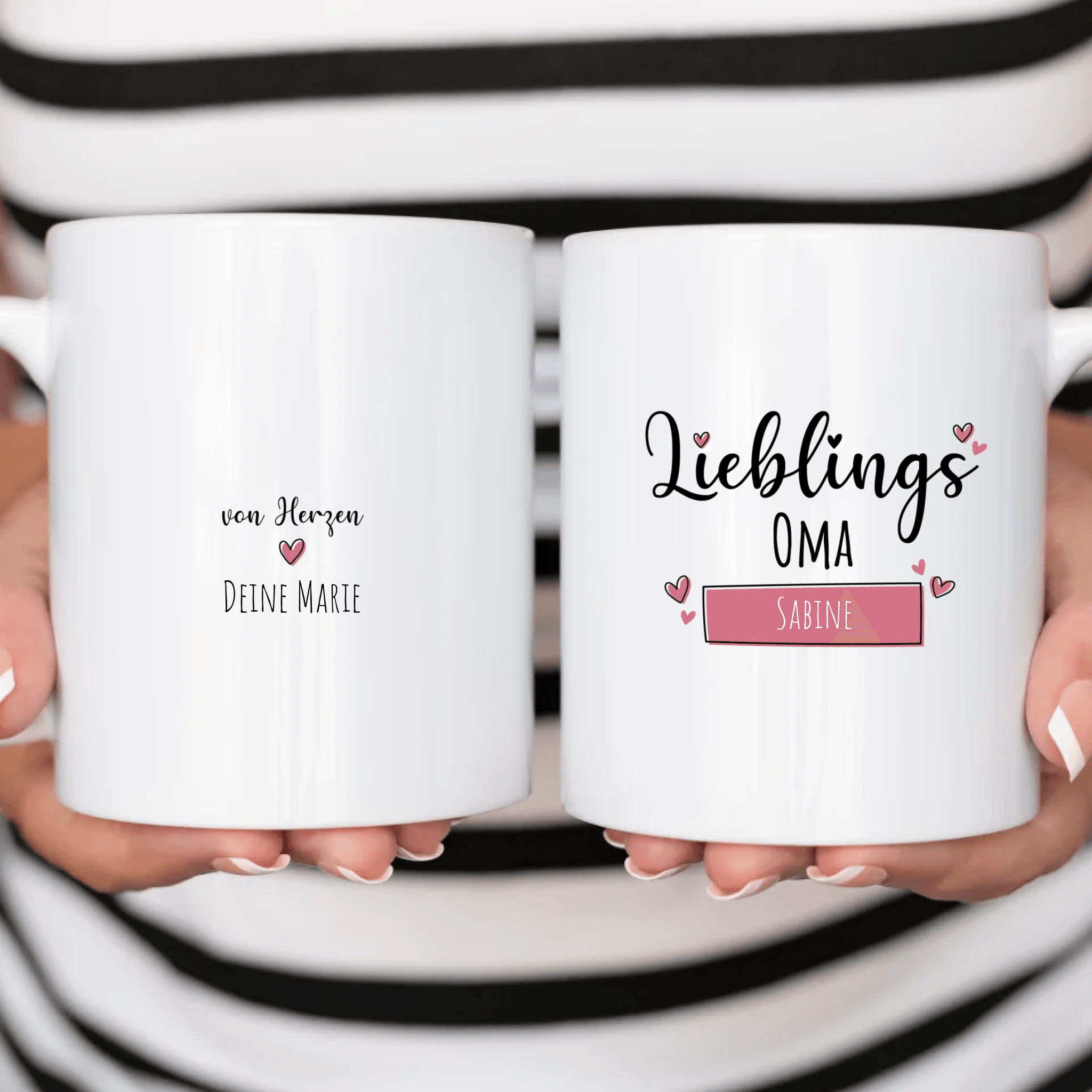 Lieblings Oma - Personalisierte Tasse - Kaffeebecher24