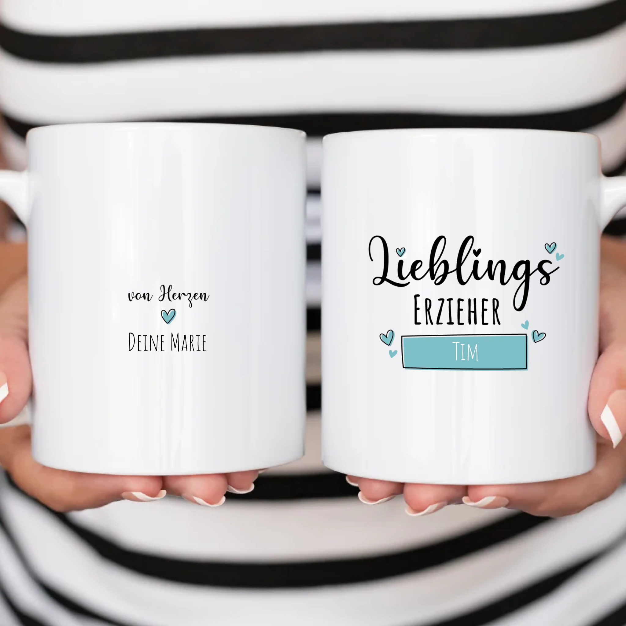Lieblings Erzieher Tasse – Personalisiert mit Namen