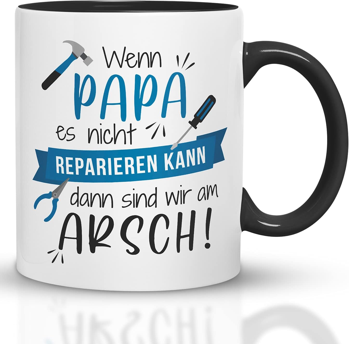 Tasse für Papa Wenn Papa es Nicht reparieren kann