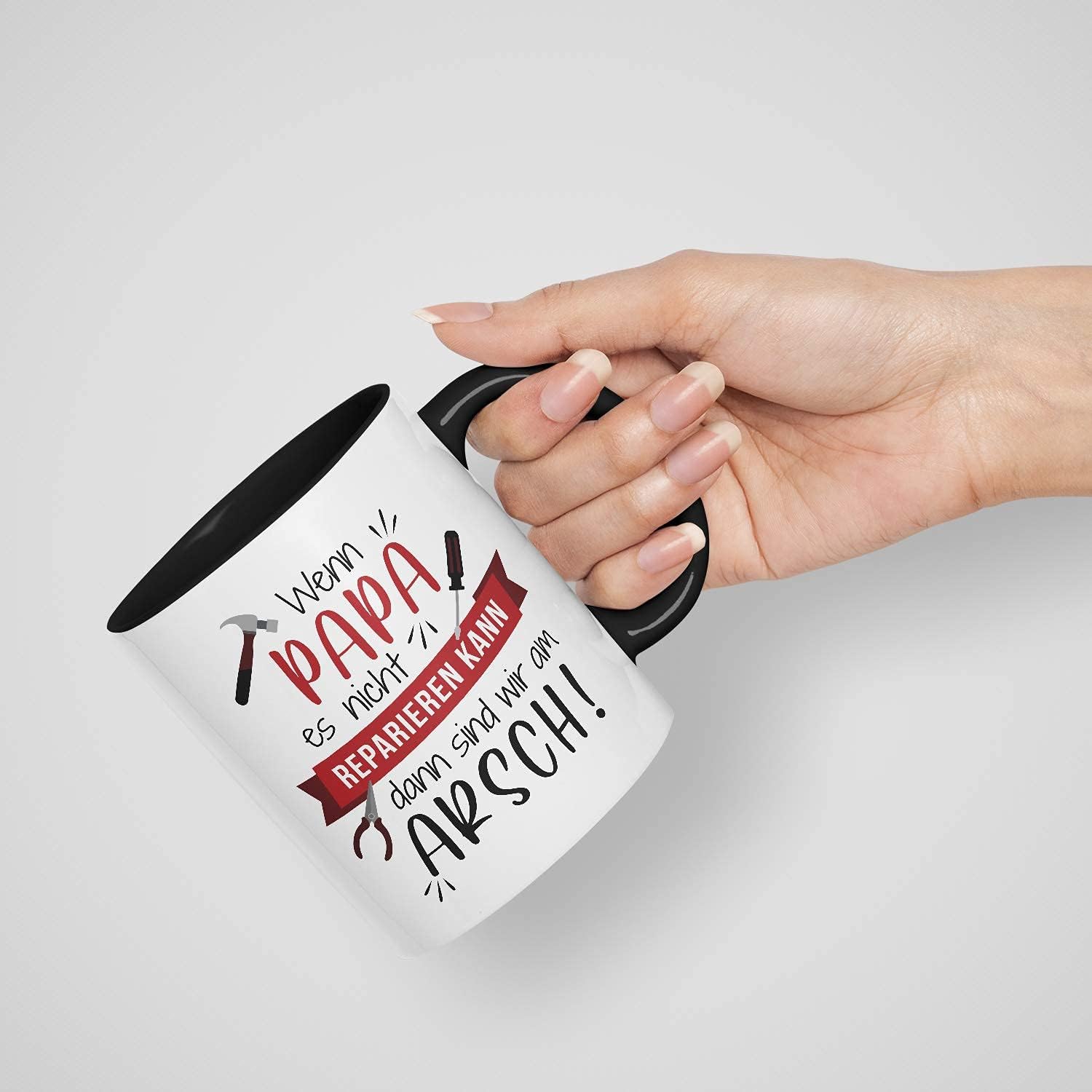 Tasse für Papa Wenn Papa es Nicht reparieren kann
