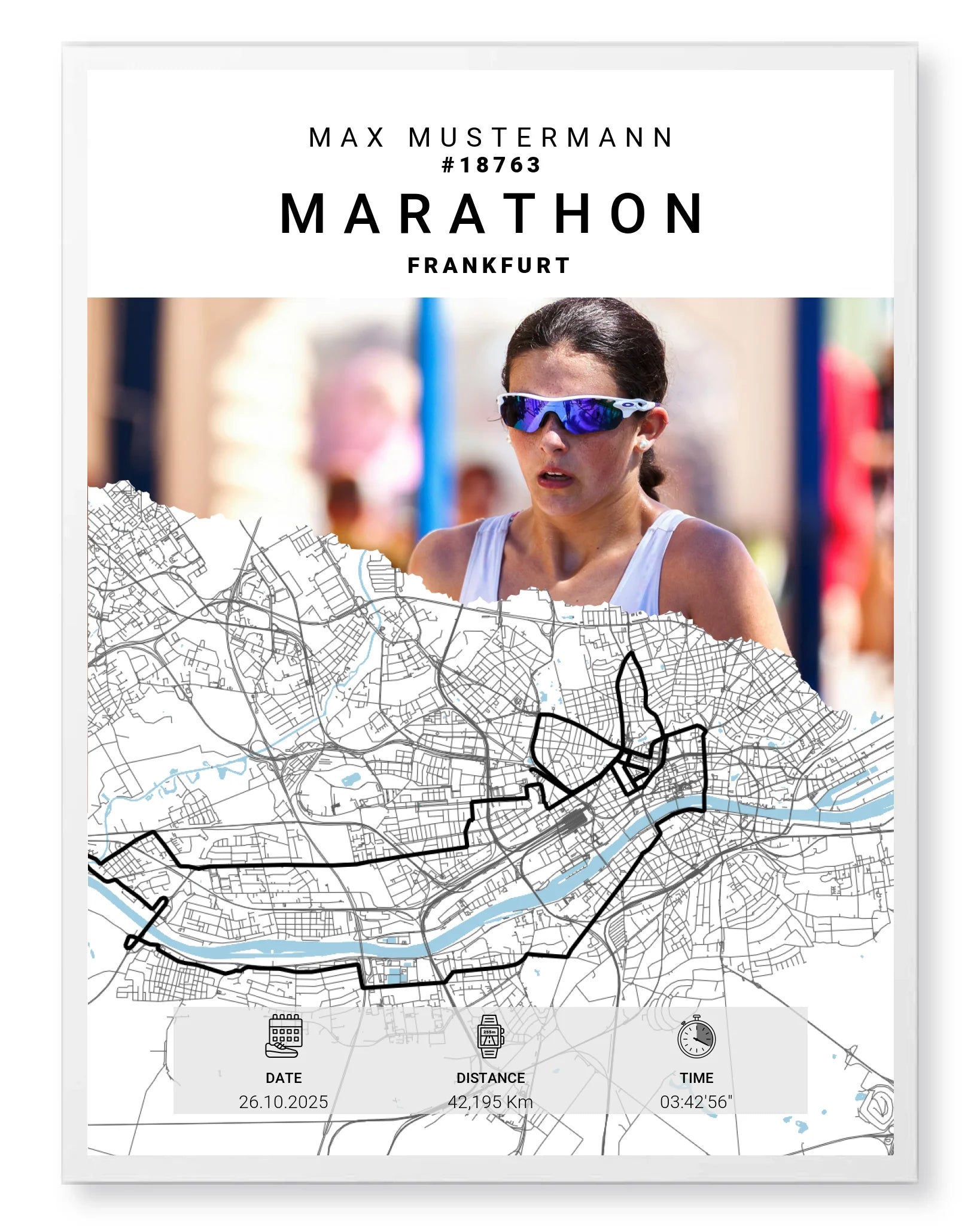 Rahmen - weiss 60x80