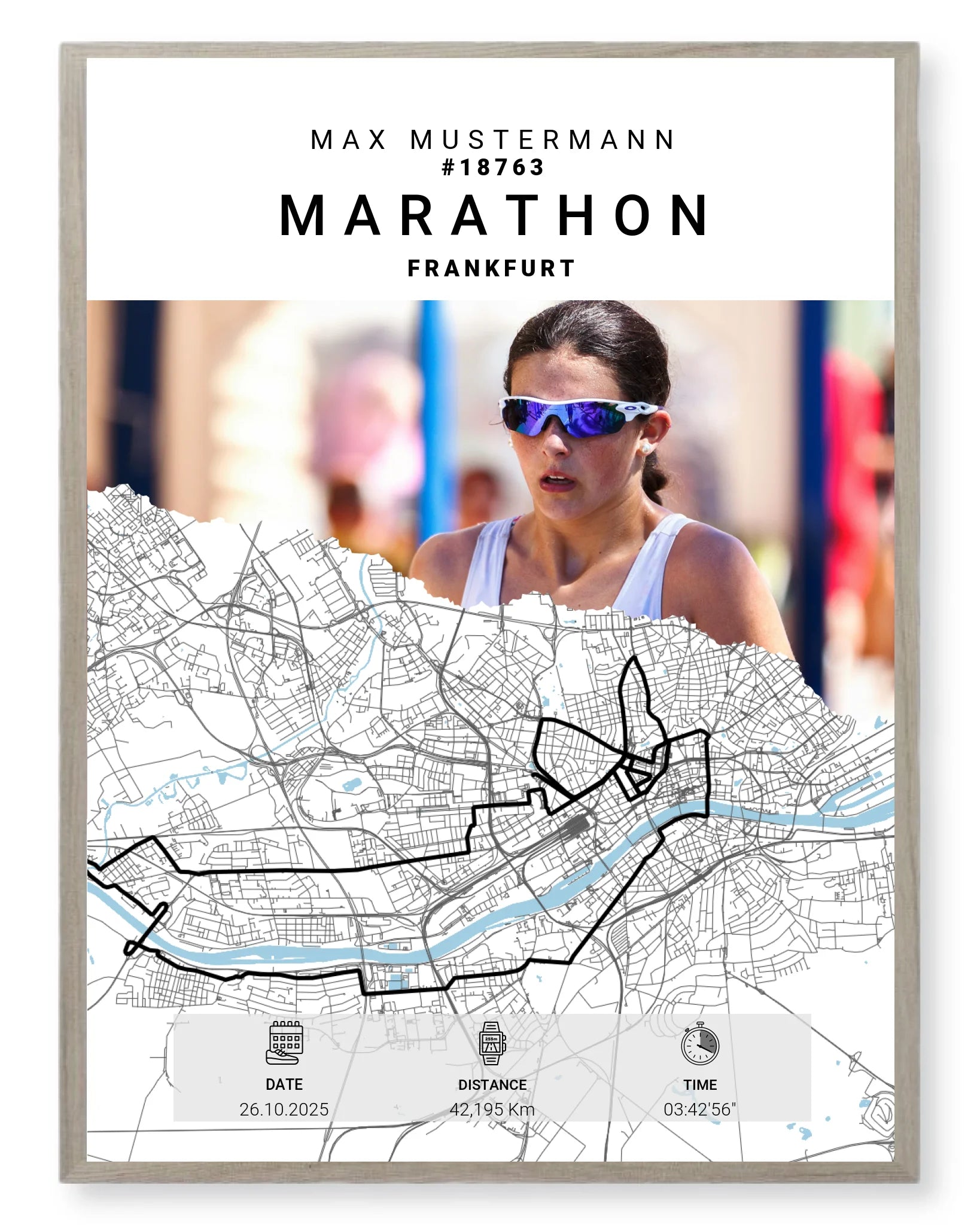 Rahmen - eiche 30x40