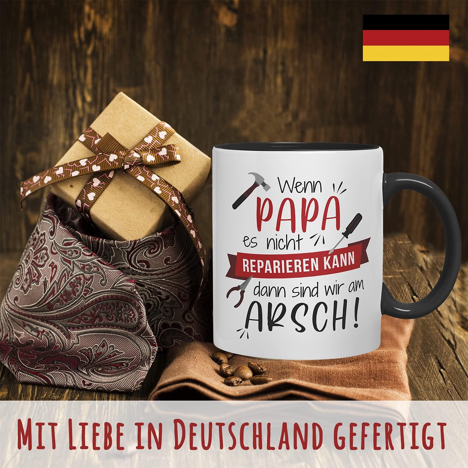 Tasse für Papa Wenn Papa es Nicht reparieren kann