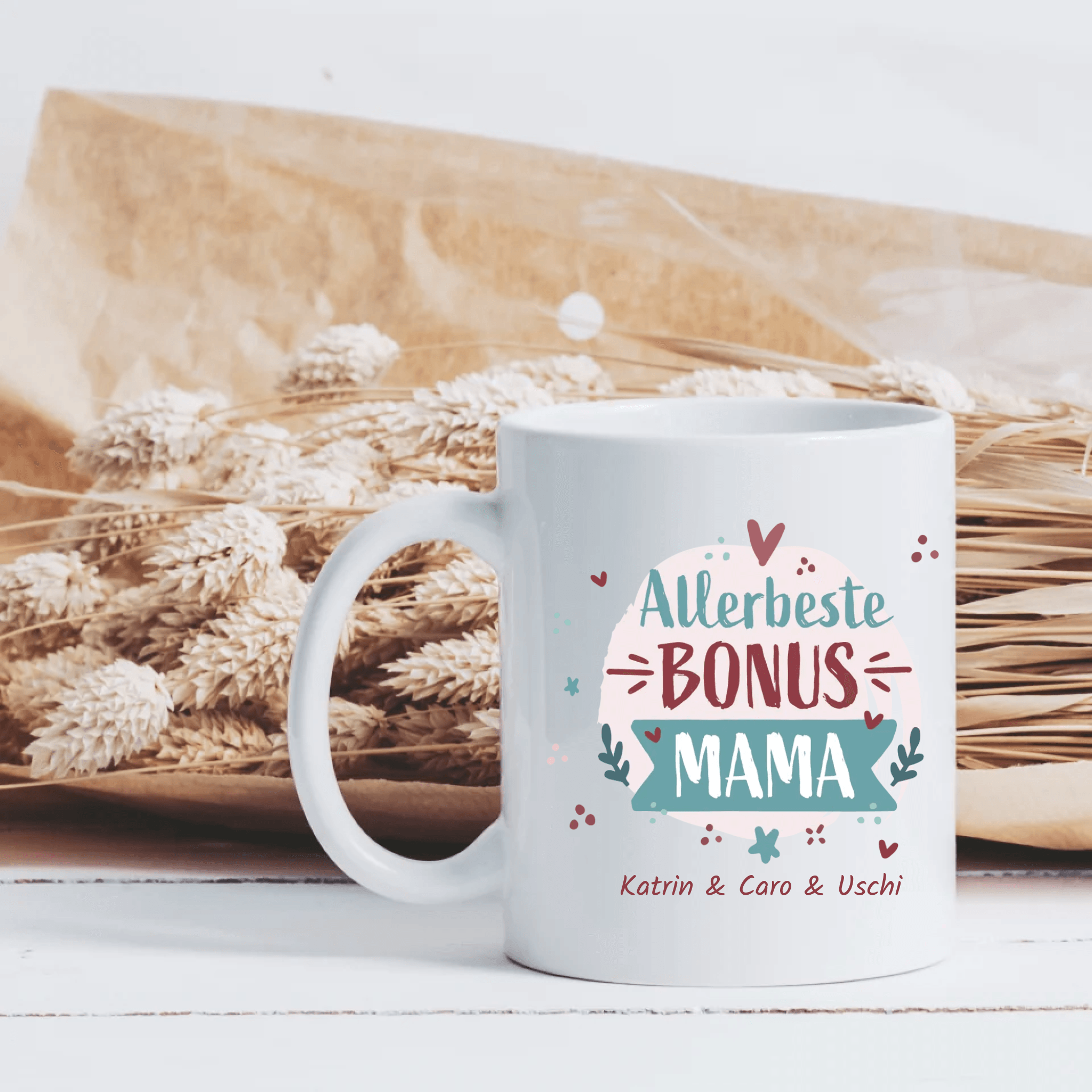 Bonus Mama - Personalisierte Tasse - Kaffeebecher24