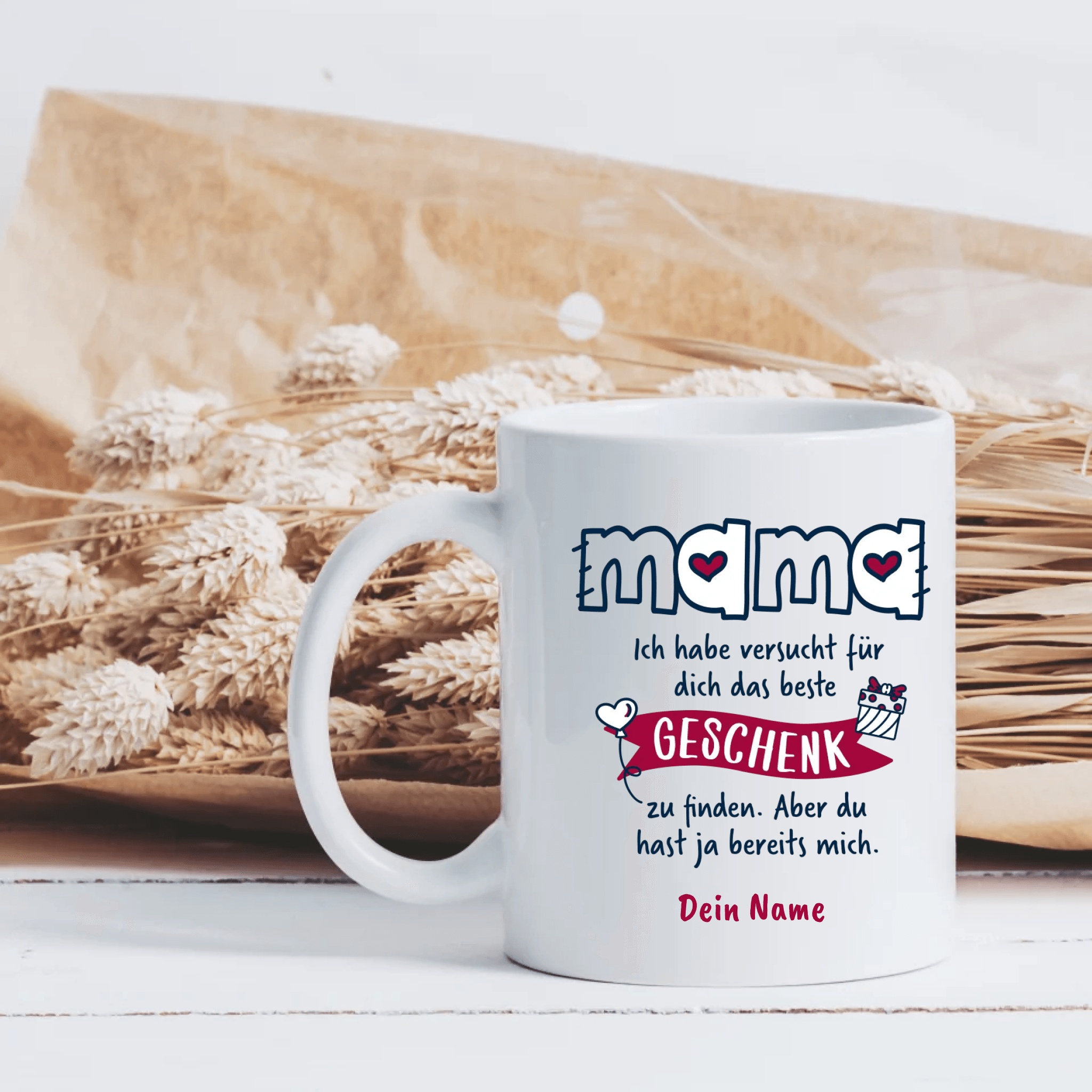 Mama Ich Habe Versucht - Personalisierte Tasse - Kaffeebecher24