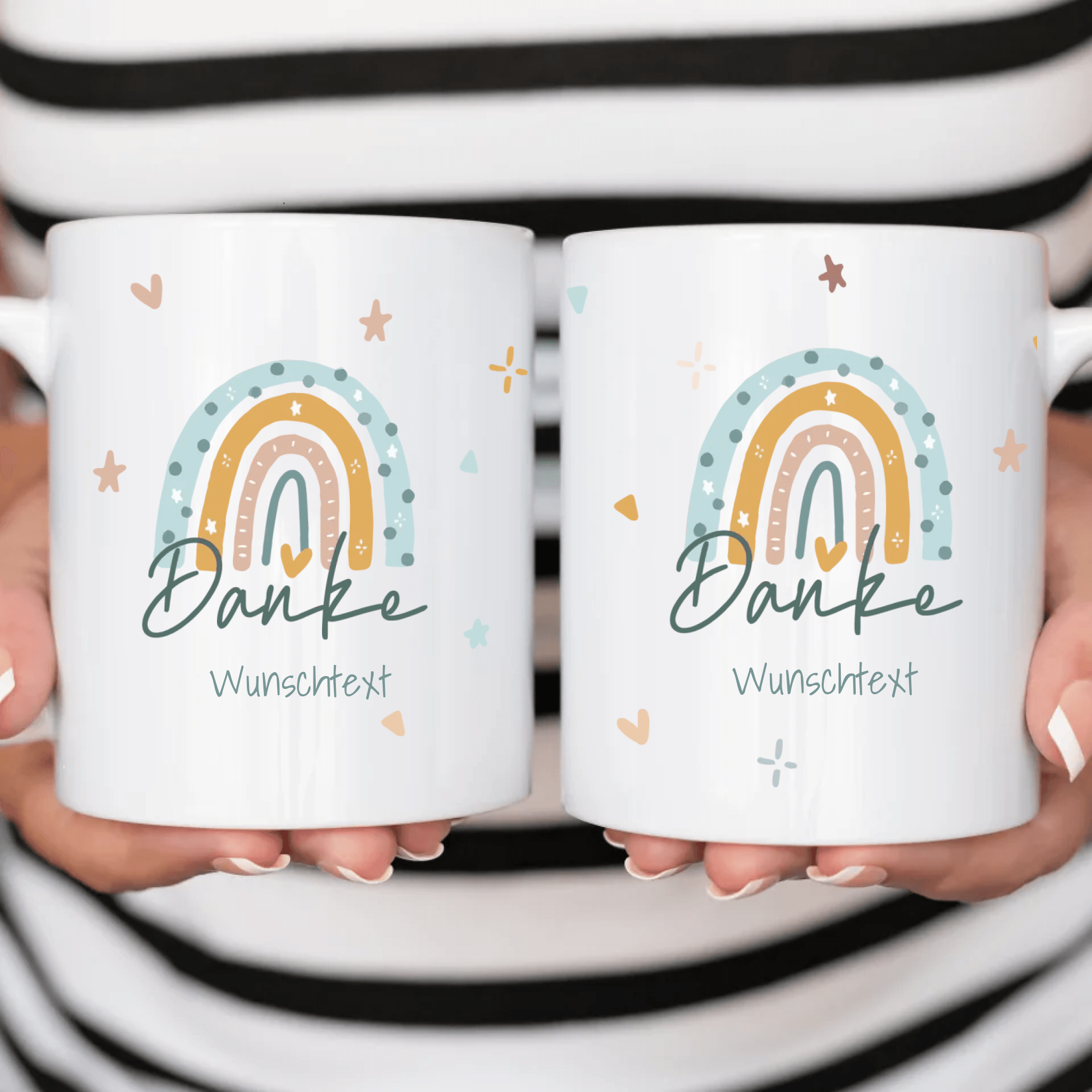Danke - Personalisierte Tasse - Kaffeebecher24