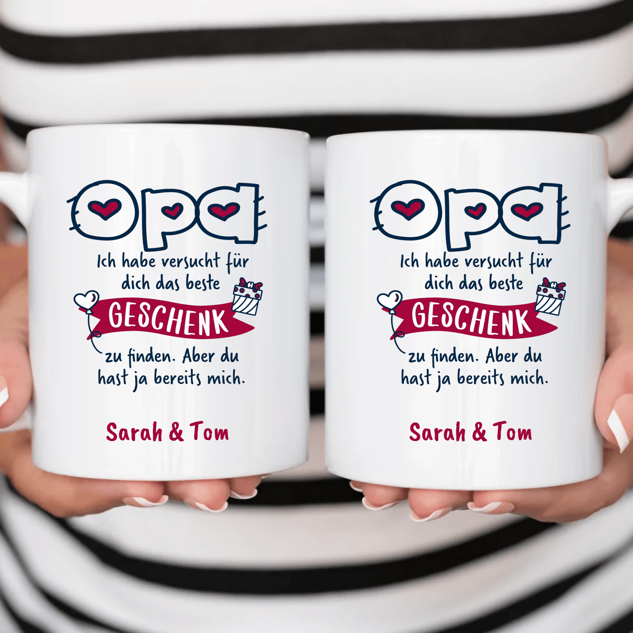 Opa Ich Habe Versucht - Personalisierte Tasse - Kaffeebecher24