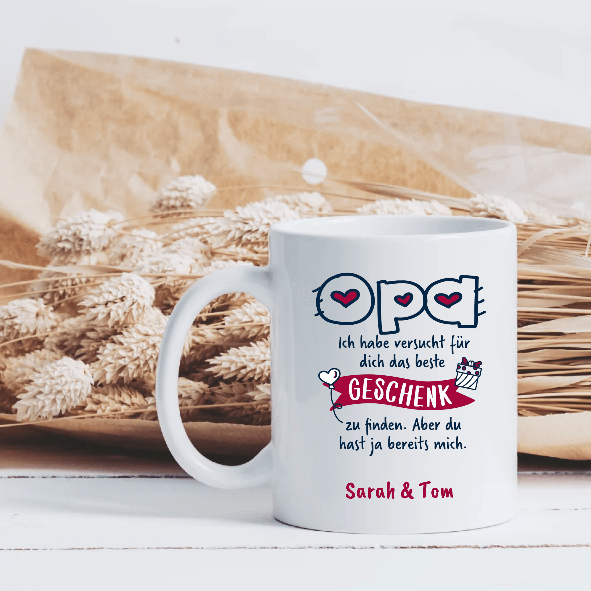 Opa Ich Habe Versucht - Personalisierte Tasse - Kaffeebecher24