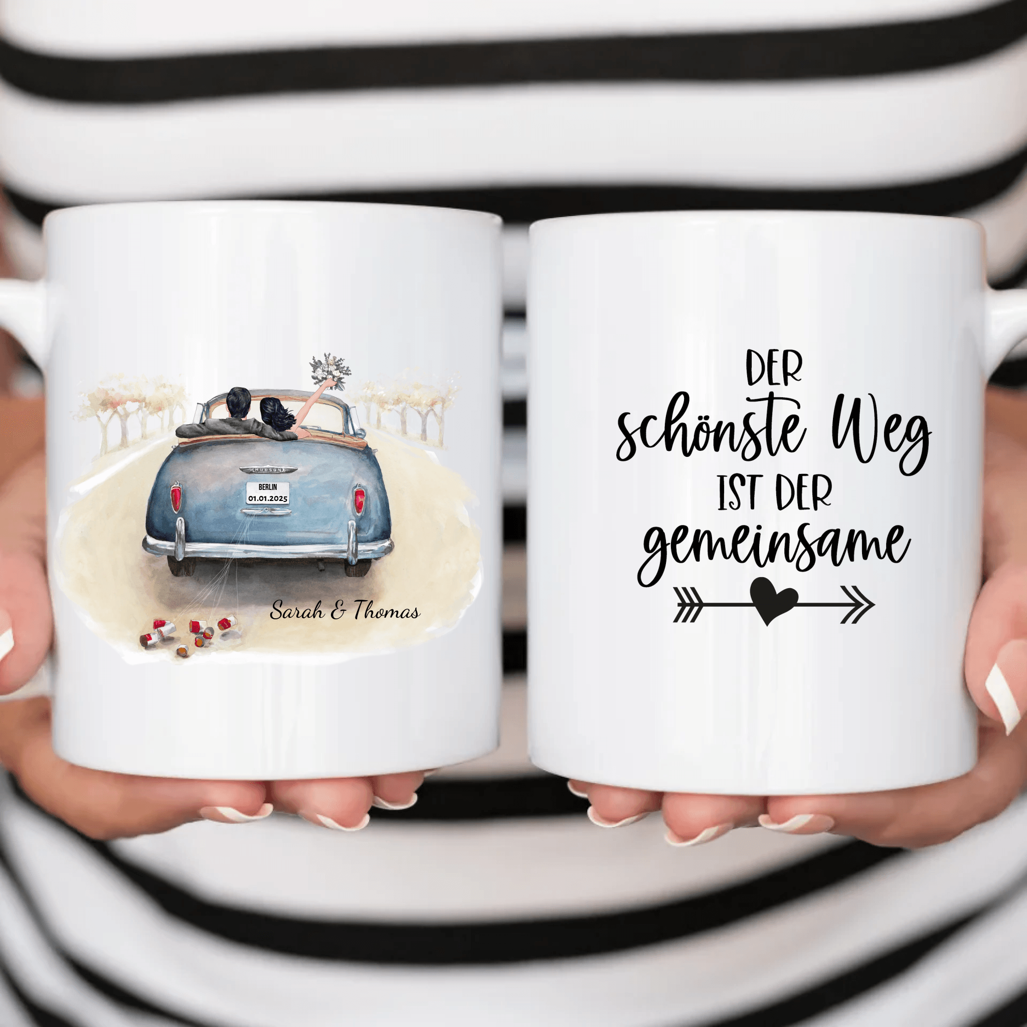 Hochzeit - Personalisierte Tasse - Kaffeebecher24