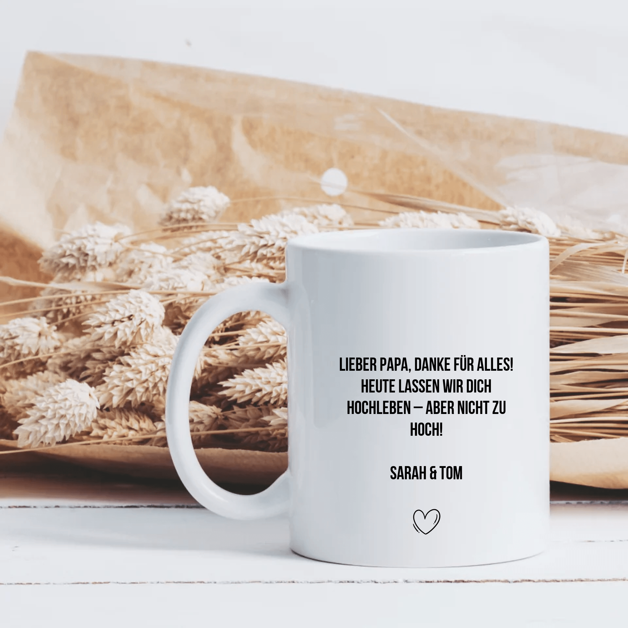 Tasse mit Geburtstag und Spruch - Personalisierte Tasse - Kaffeebecher24