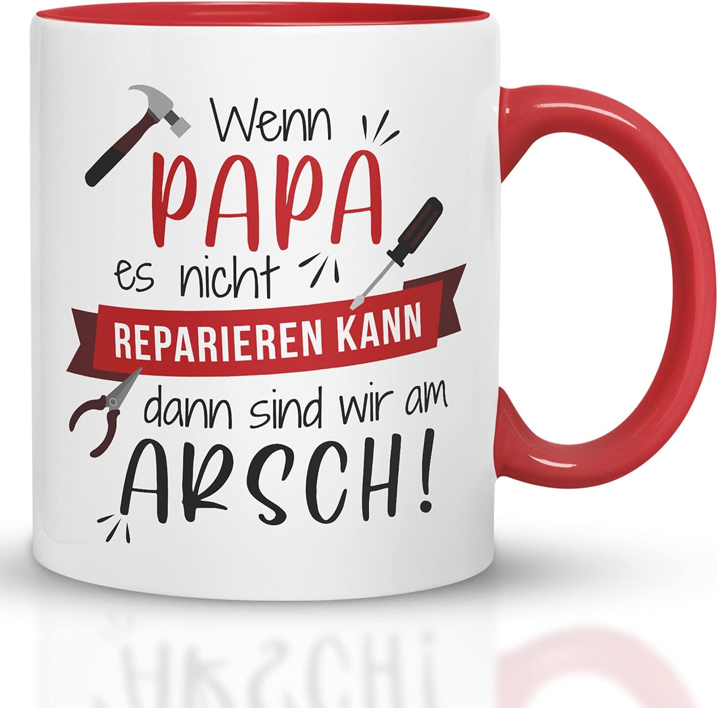 Tasse für Papa Wenn Papa es Nicht reparieren kann