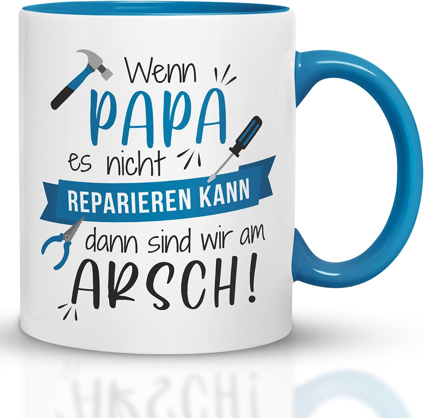 Tasse für Papa Wenn Papa es Nicht reparieren kann
