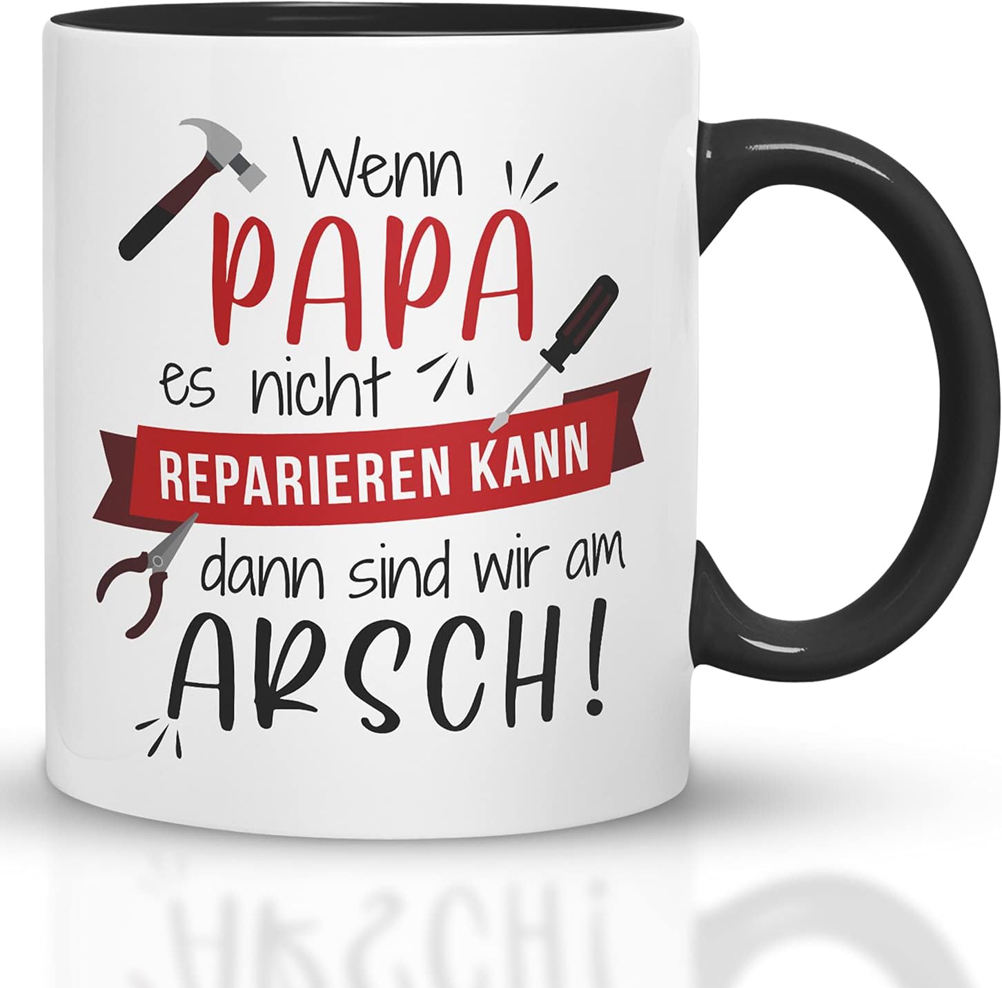 Tasse für Papa Wenn Papa es Nicht reparieren kann