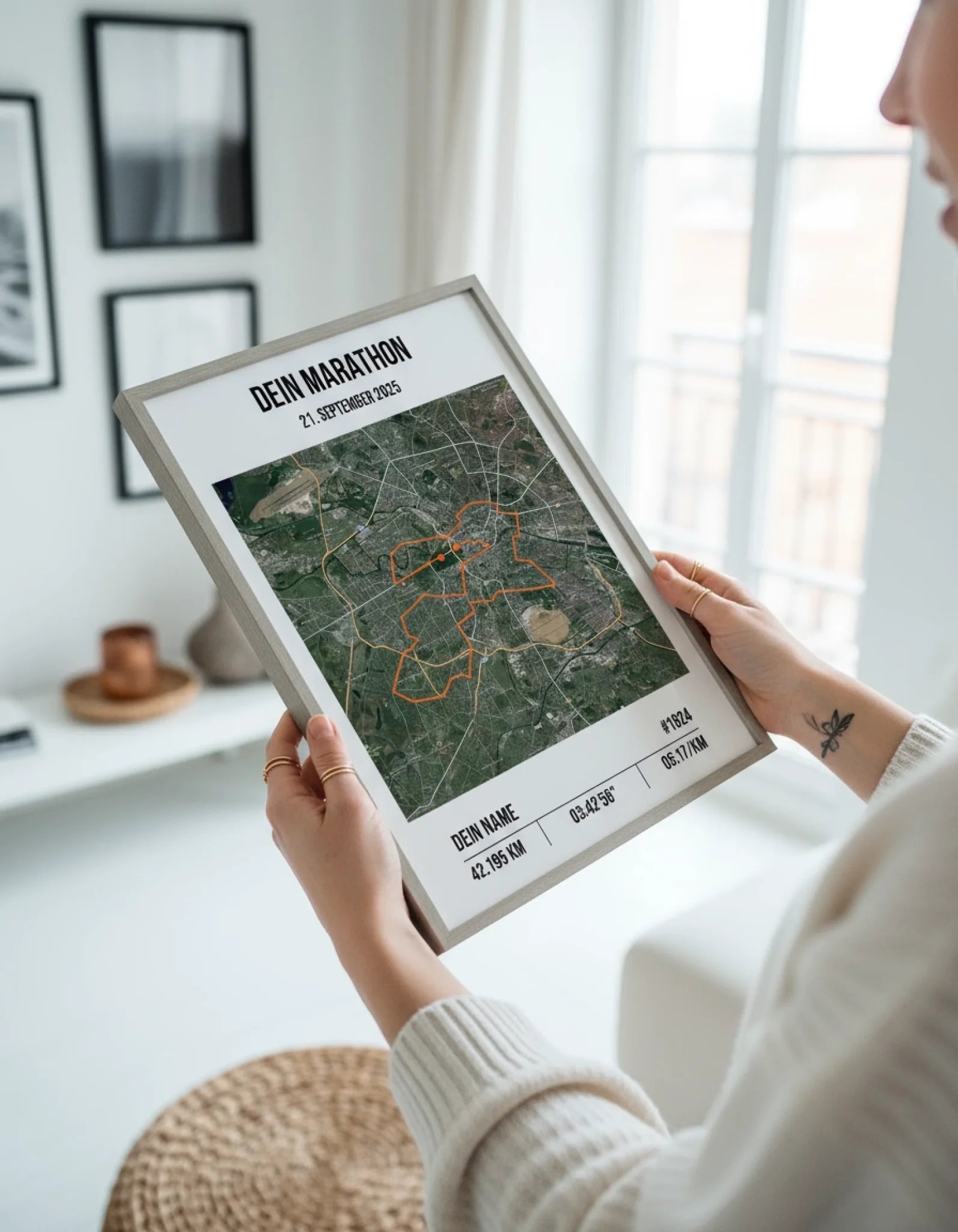 Personalisiertes Laufposter – Dein individueller Marathon- oder Laufstrecken-Print-5