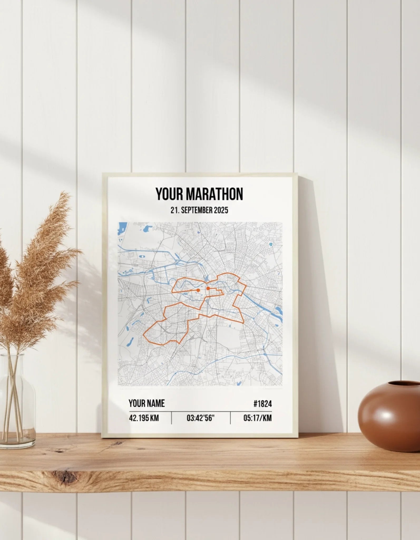 Personalisiertes Laufposter – Dein individueller Marathon- oder Laufstrecken-Print-3