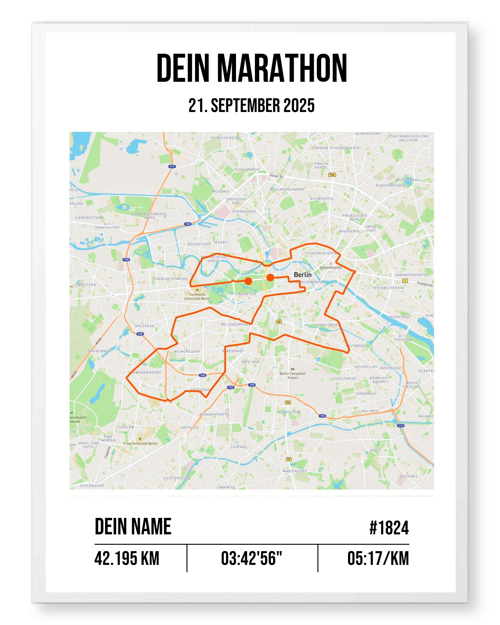 Rahmen - weiss 30x40