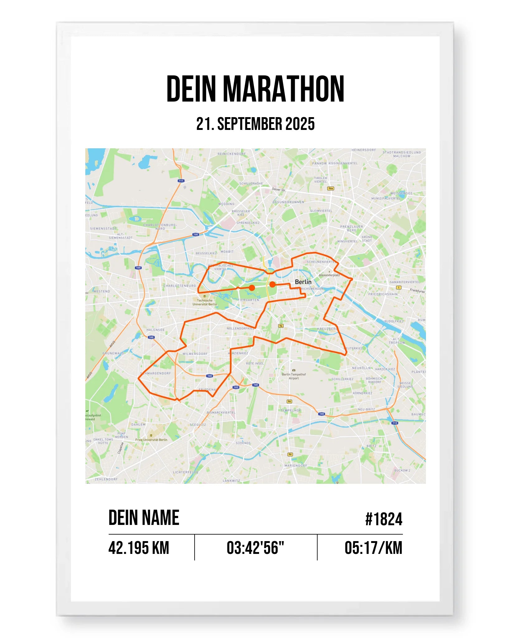 Rahmen - weiss 40x60