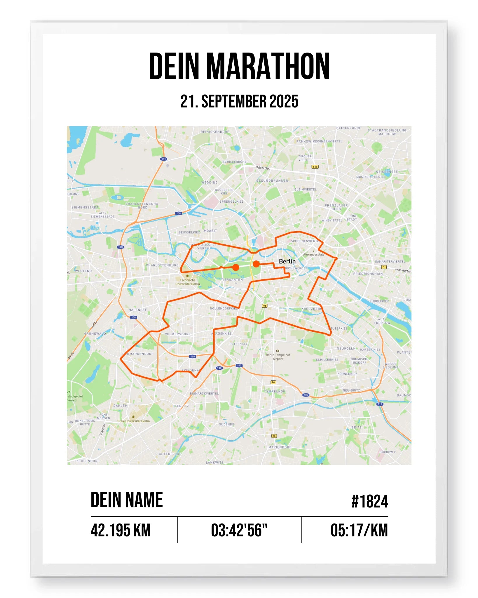 Rahmen - weiss 60x80