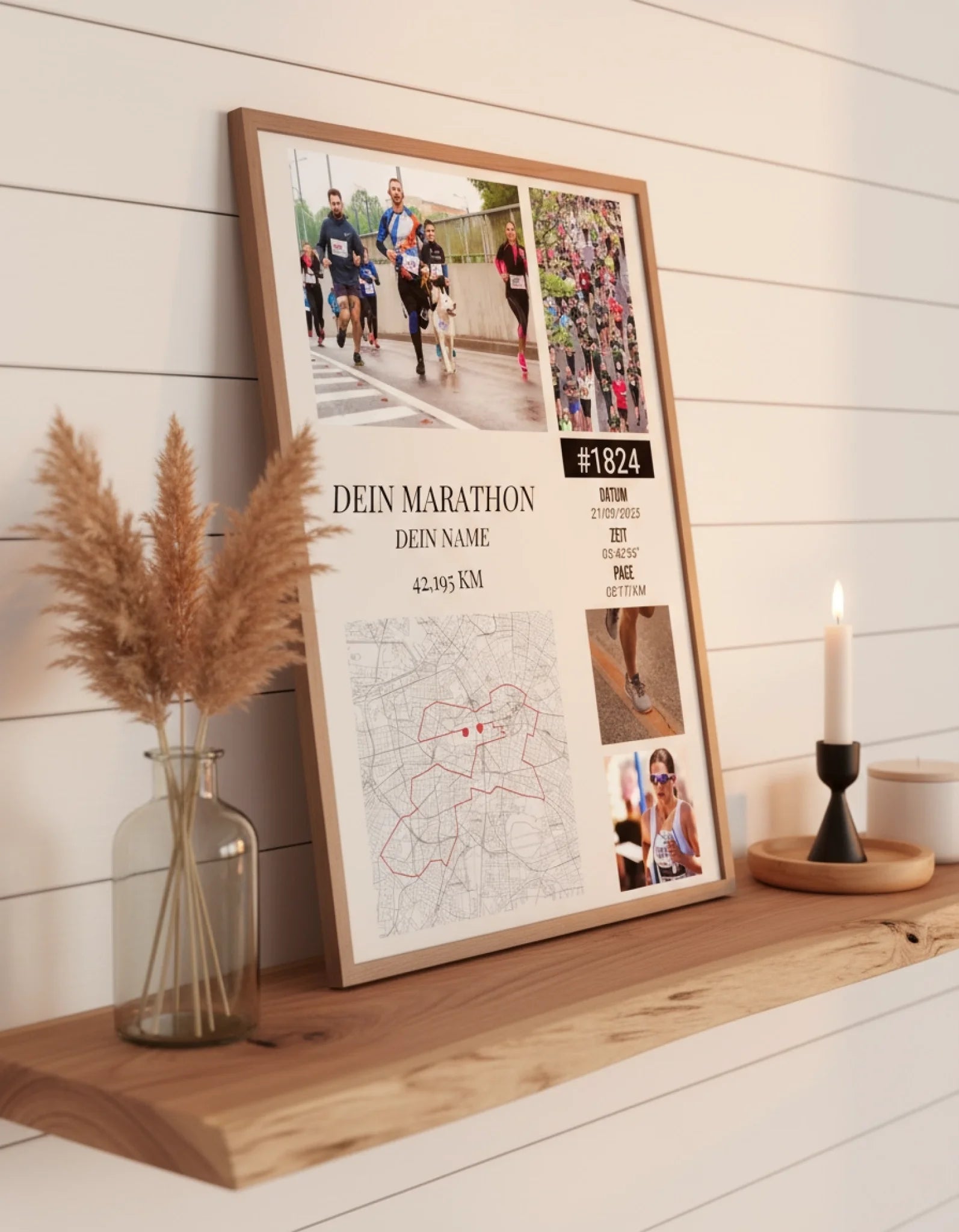 Marathon Poster – Dein persönlicher Lauf als Kunstwerk-1