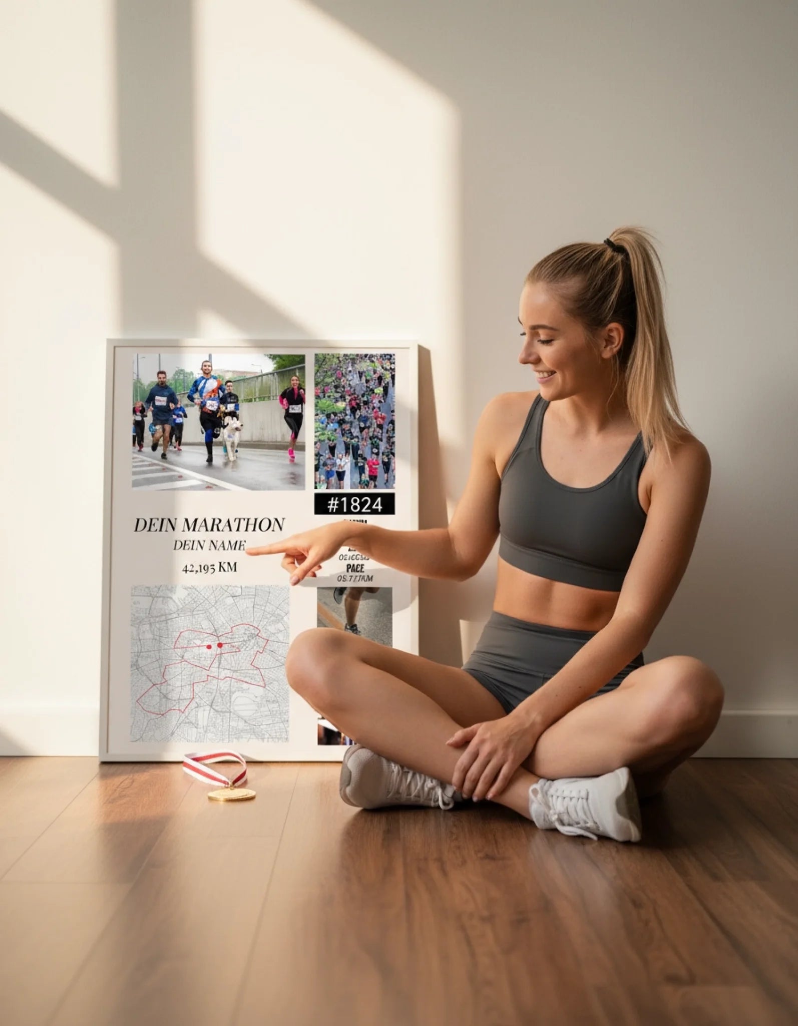 Marathon Poster – Dein persönlicher Lauf als Kunstwerk-3