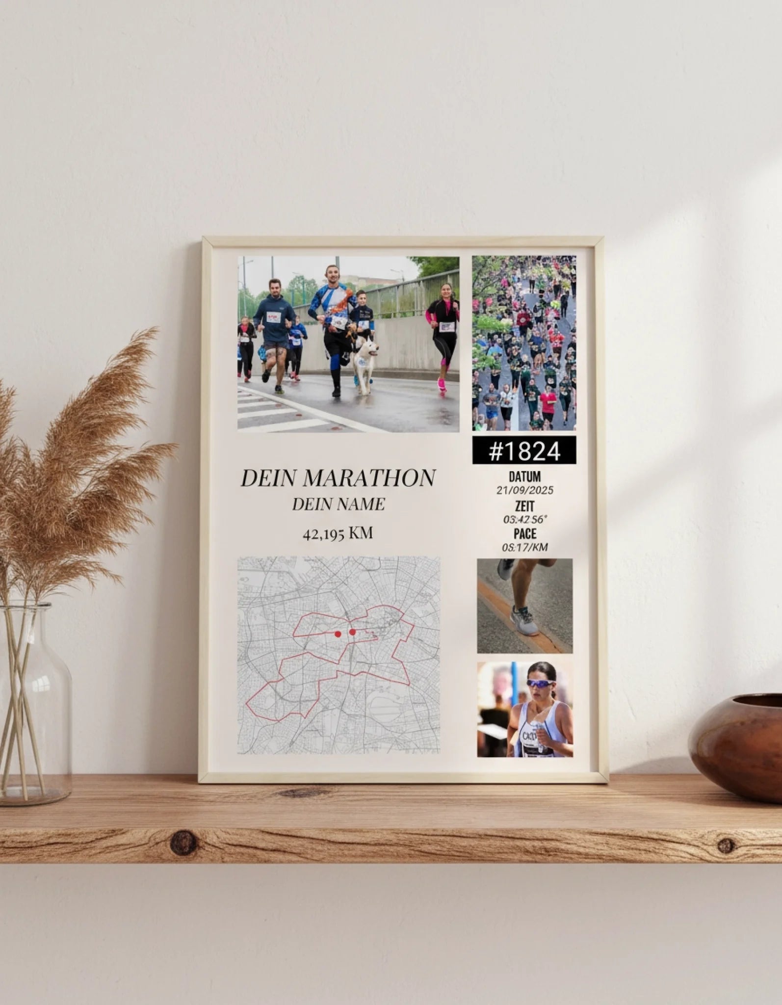 Marathon Poster – Dein persönlicher Lauf als Kunstwerk-2