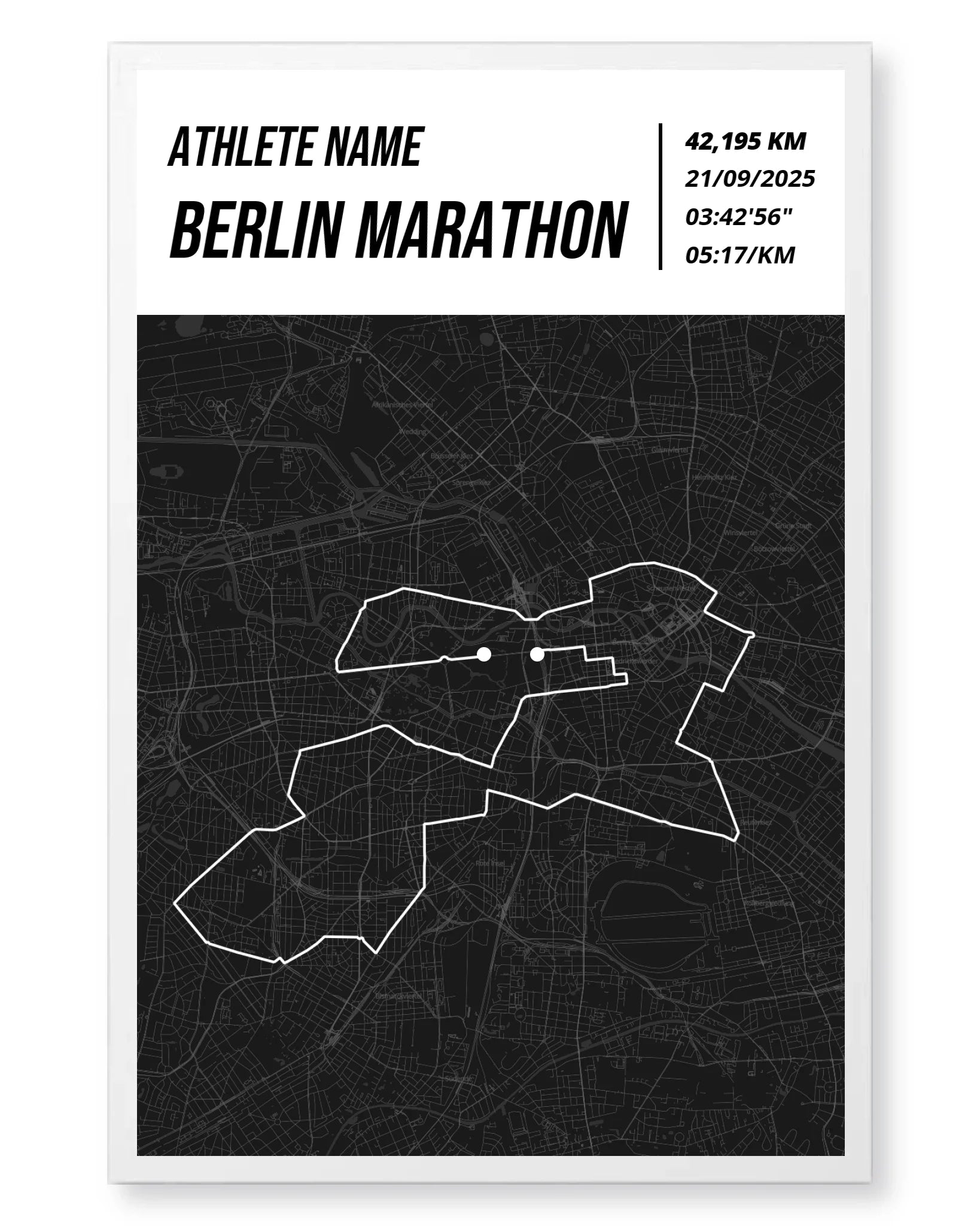 Rahmen - weiss 40x60