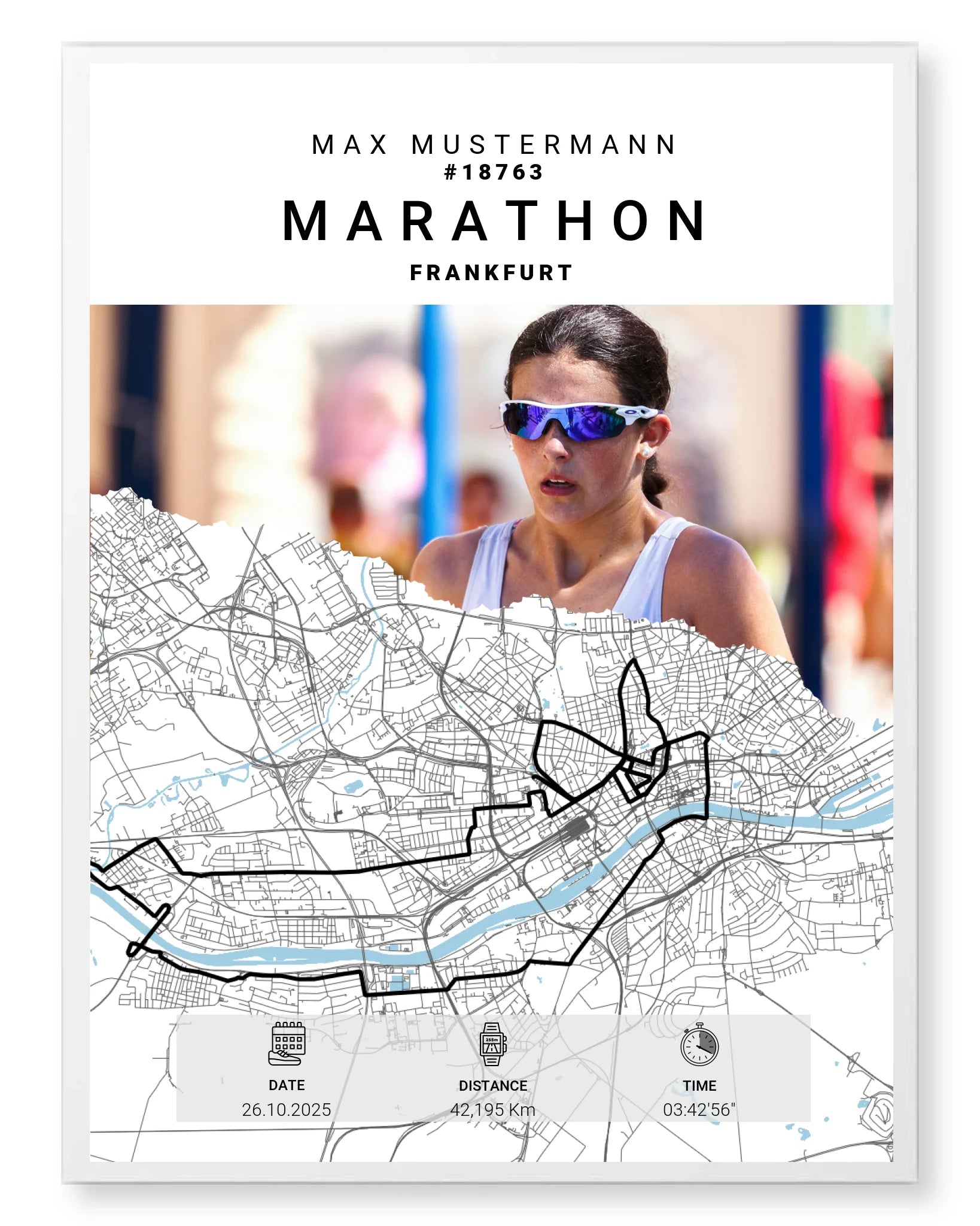 Rahmen - weiss 30x40