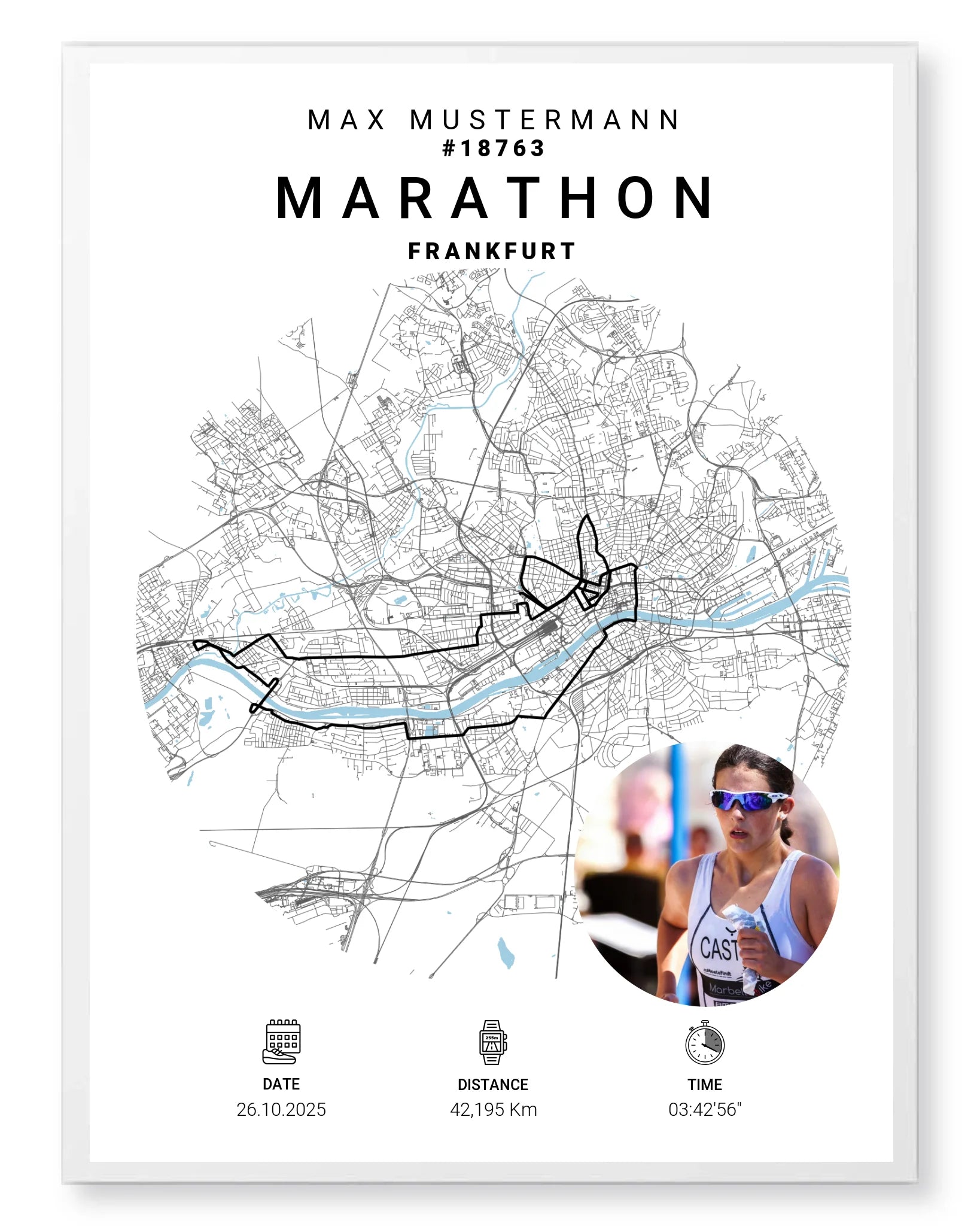 Rahmen - weiss 30x40