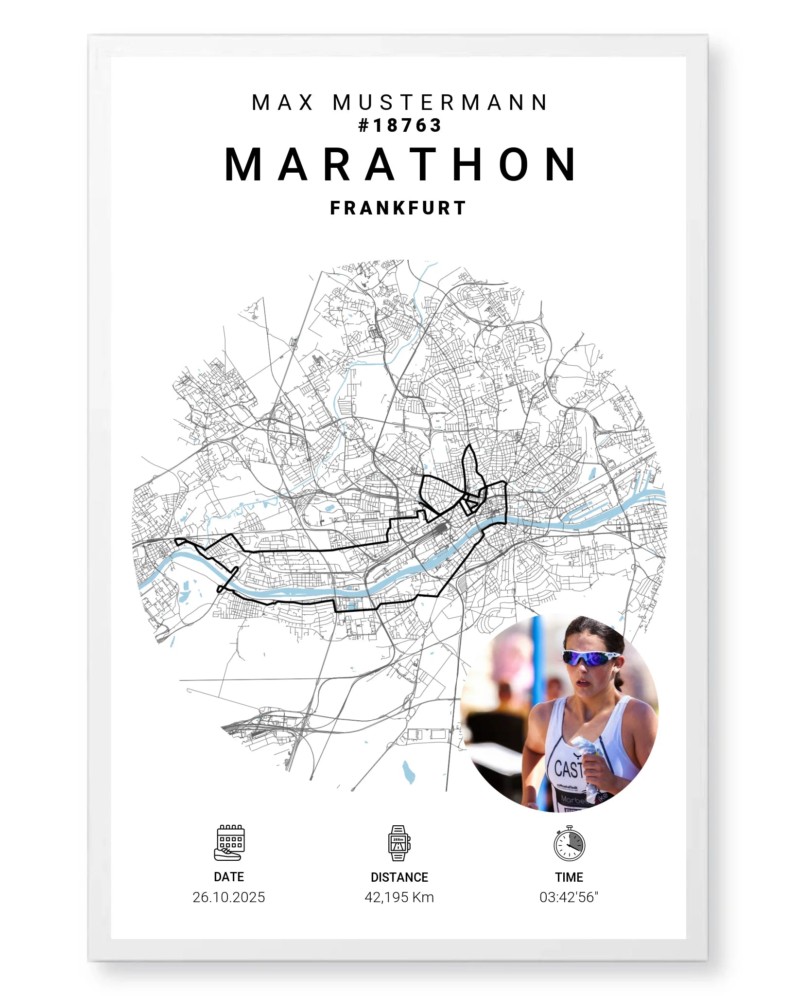 Rahmen - weiss 40x60