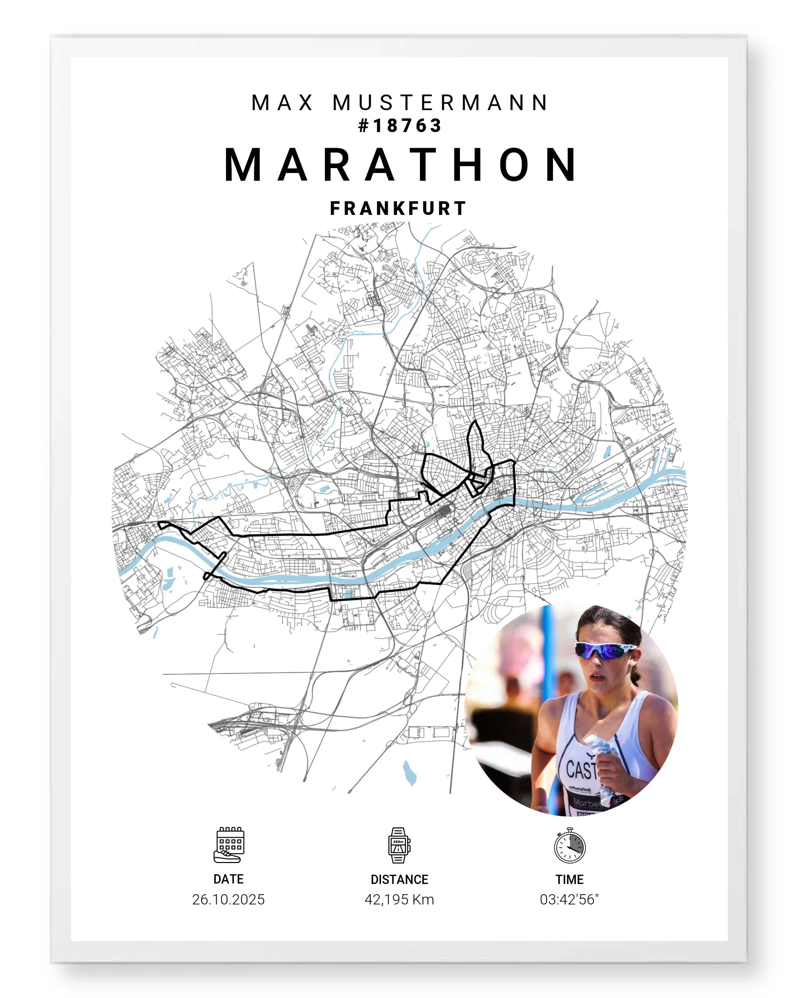 Rahmen - weiss 60x80