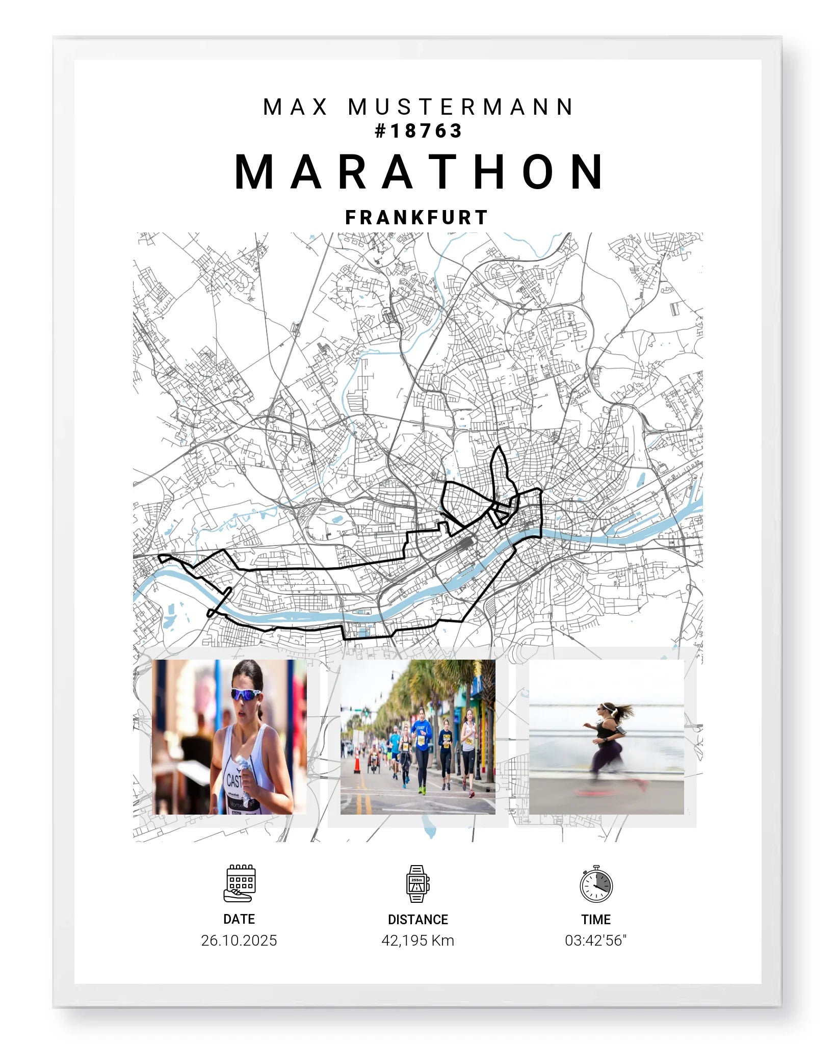 Rahmen - weiss 60x80