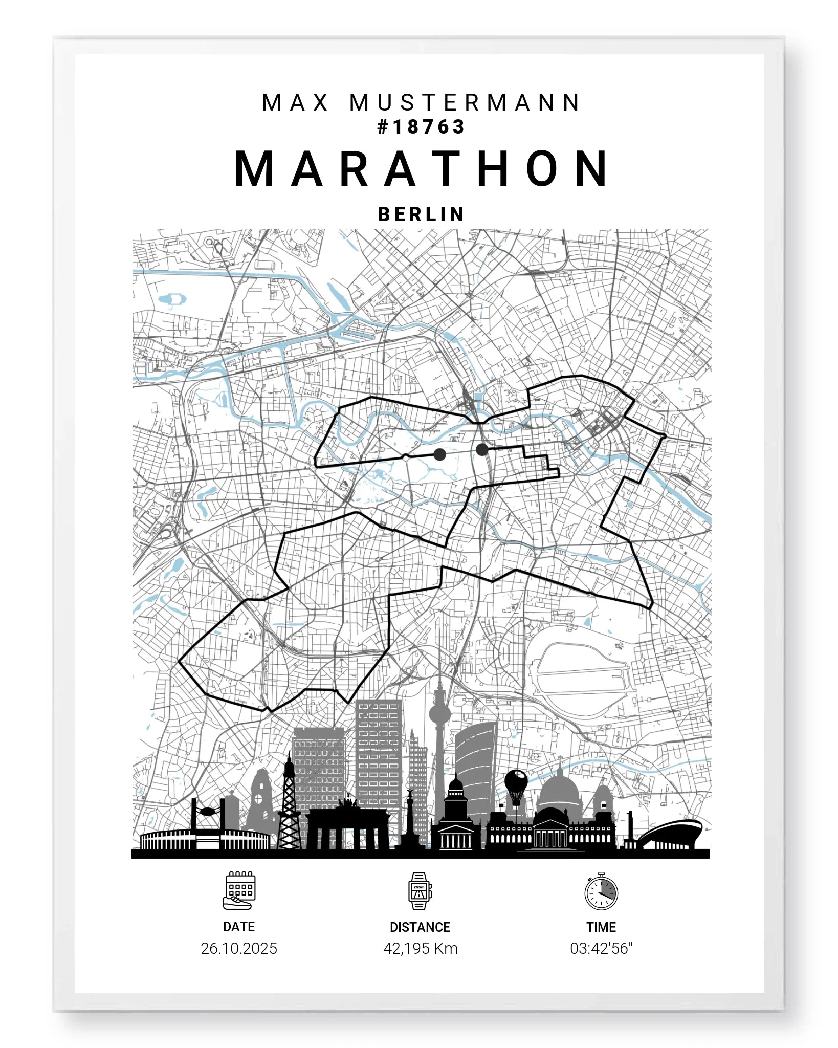 Rahmen - weiss 30x40