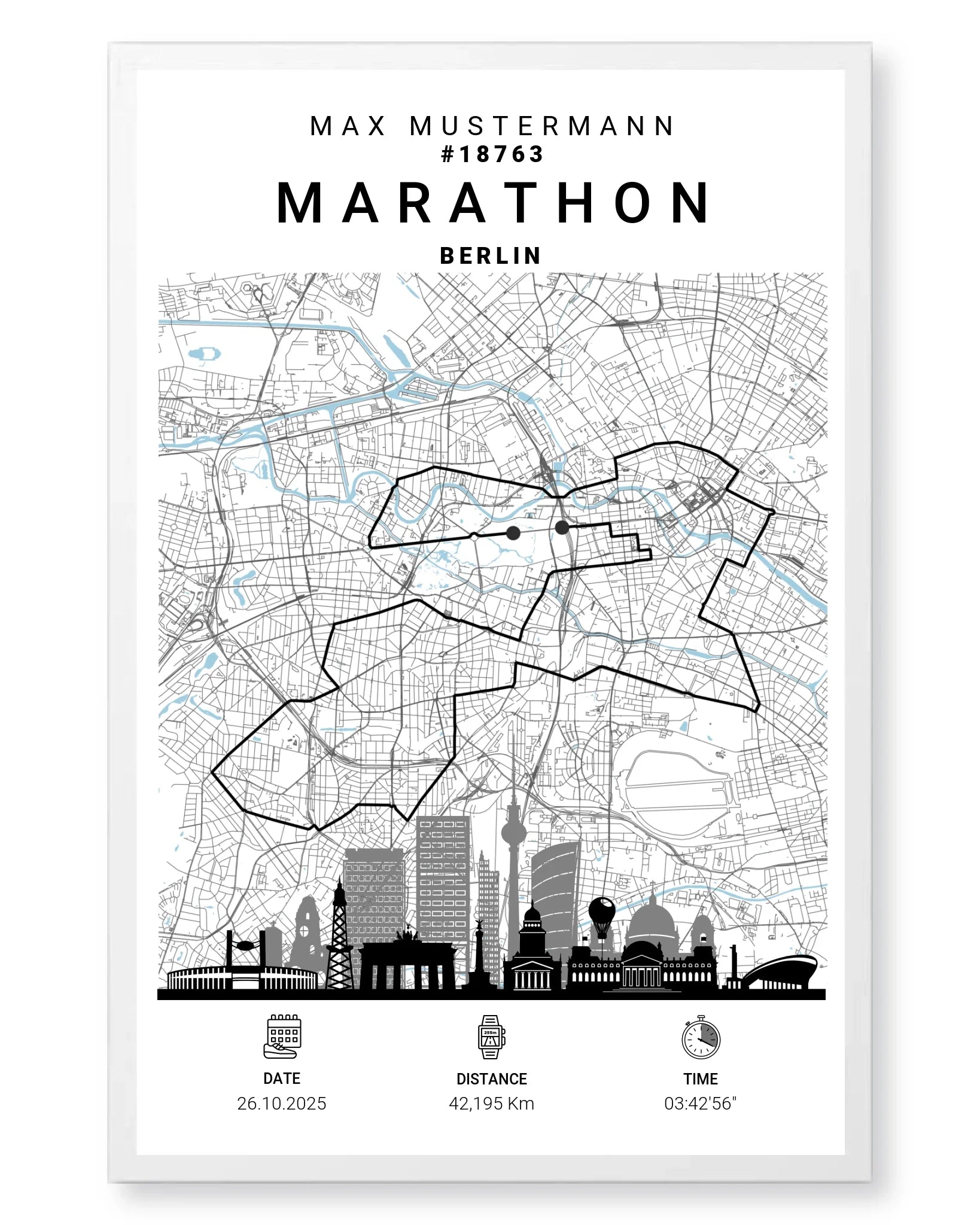 Rahmen - weiss 40x60