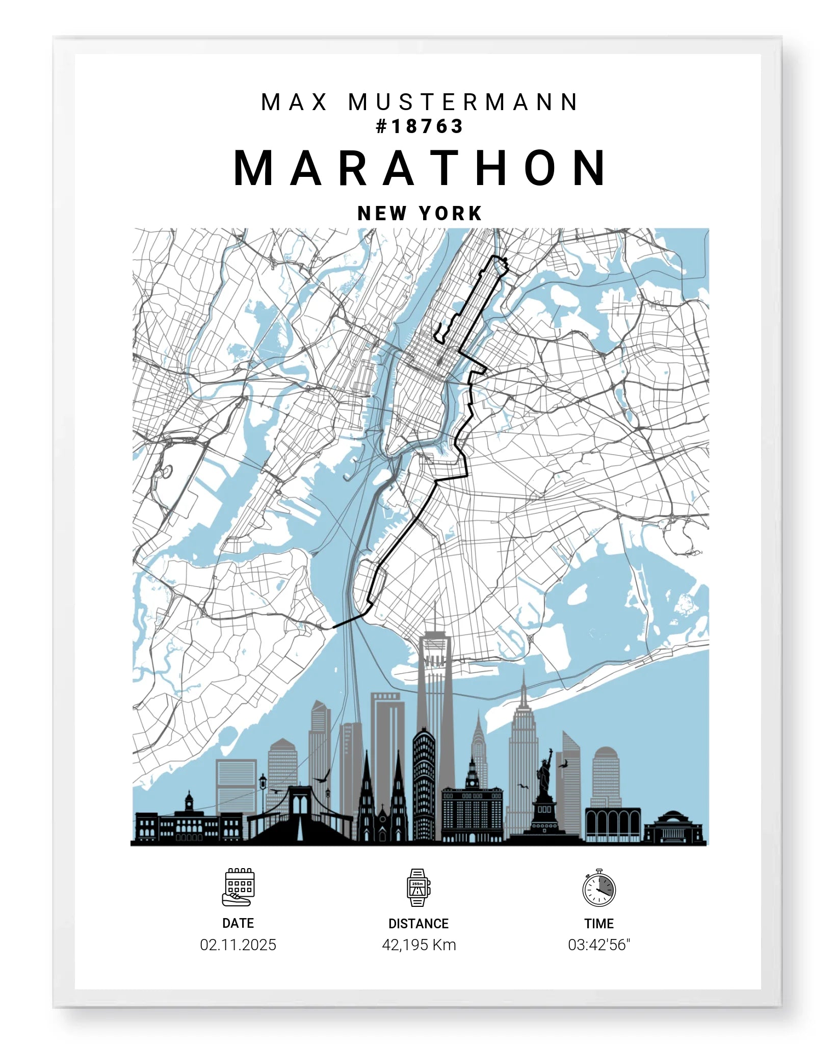 Rahmen - weiss 30x40