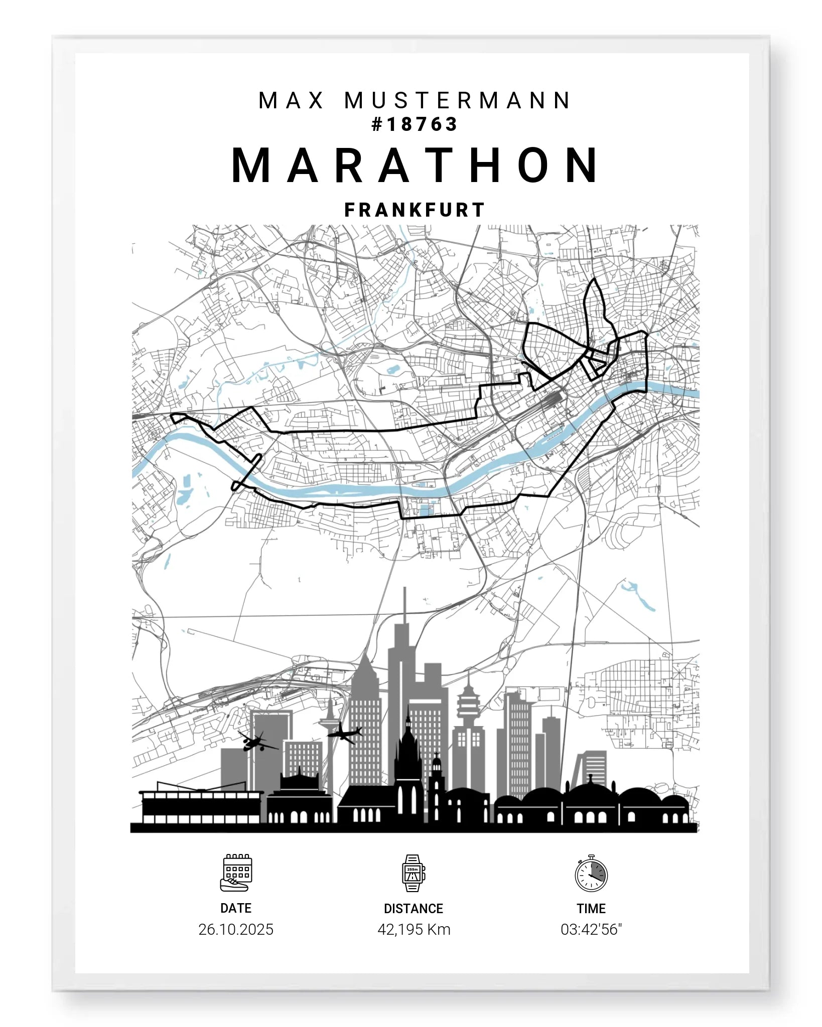 Rahmen - weiss 30x40