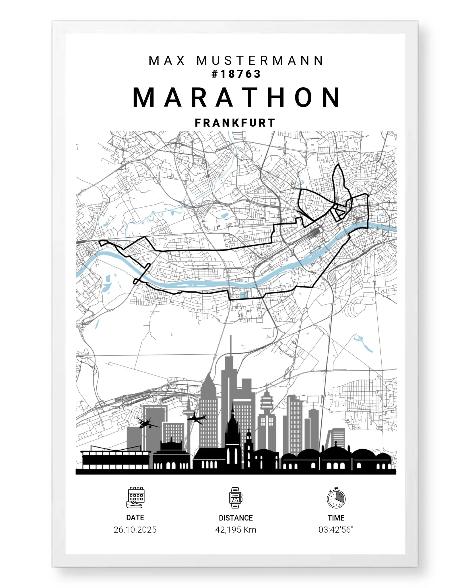 Rahmen - weiss 40x60