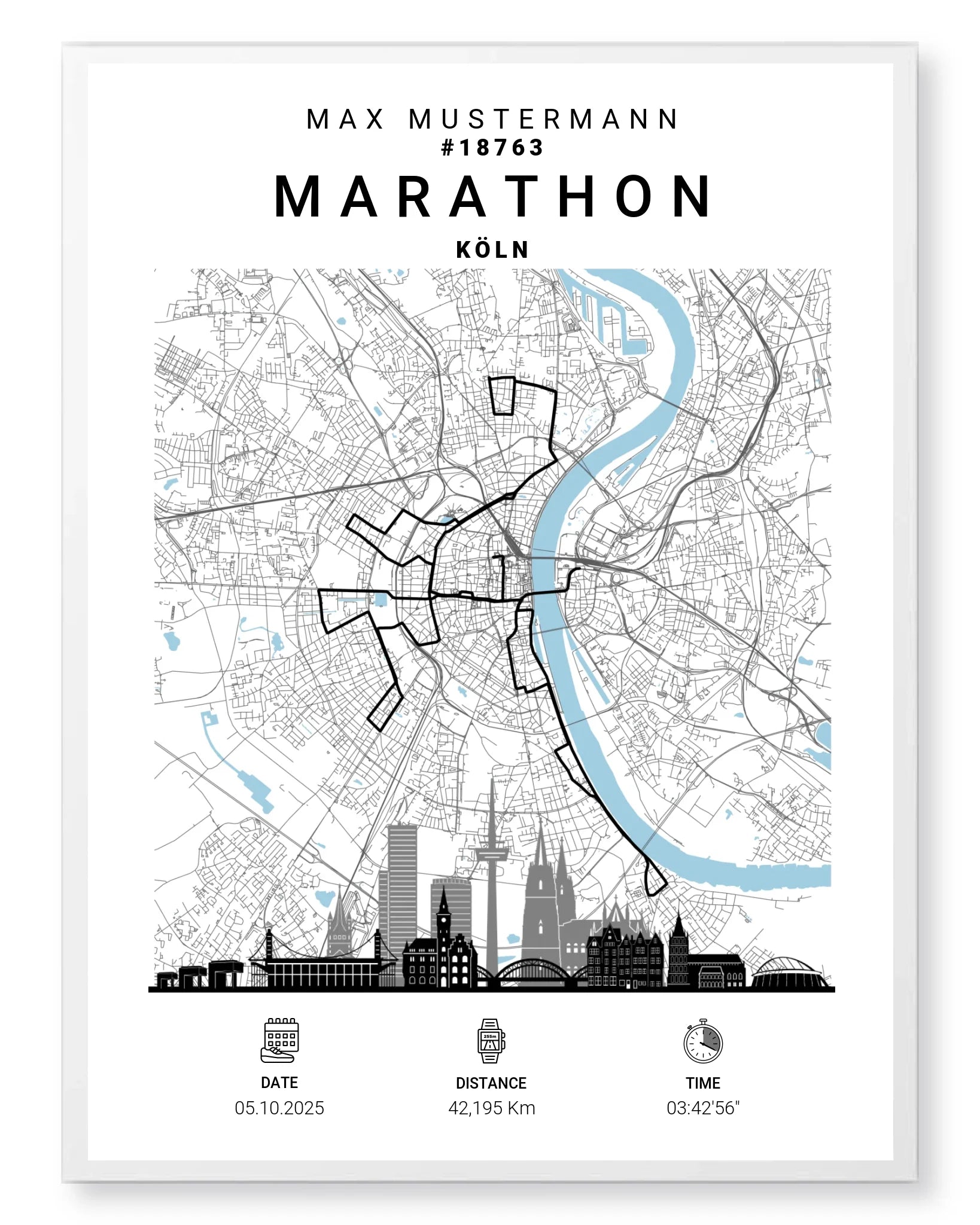 Rahmen - weiss 30x40