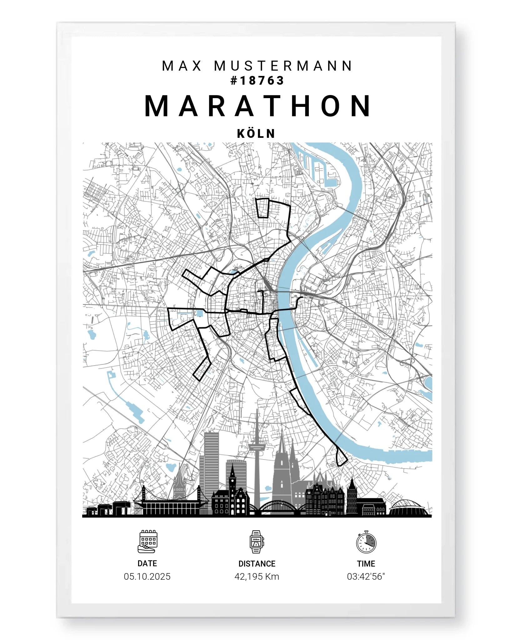 Rahmen - weiss 40x60