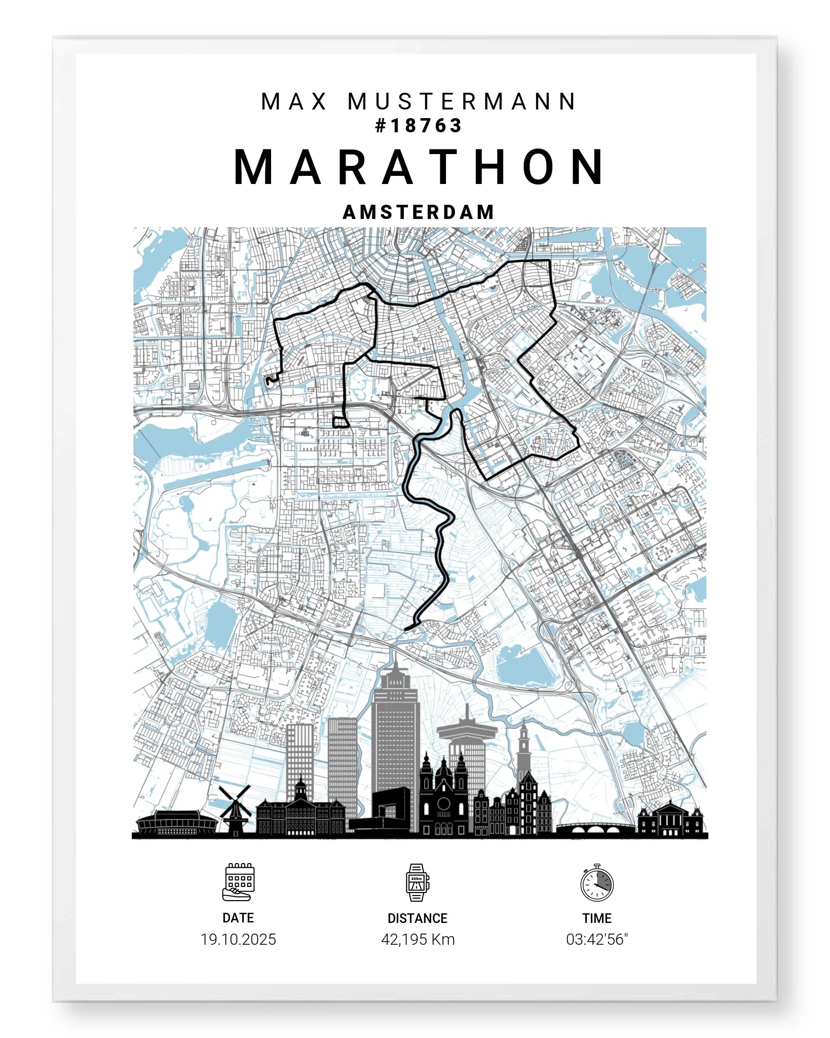 Rahmen - weiss 30x40