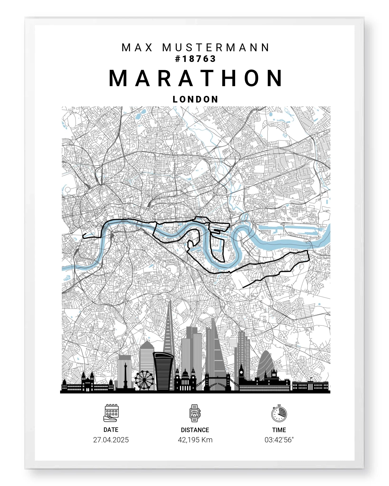 Rahmen - weiss 30x40