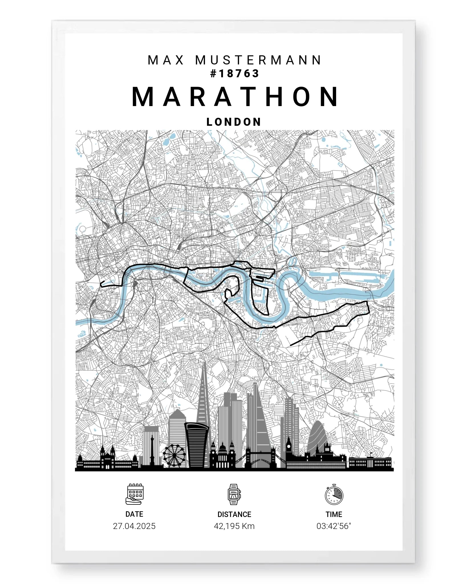 Rahmen - weiss 40x60