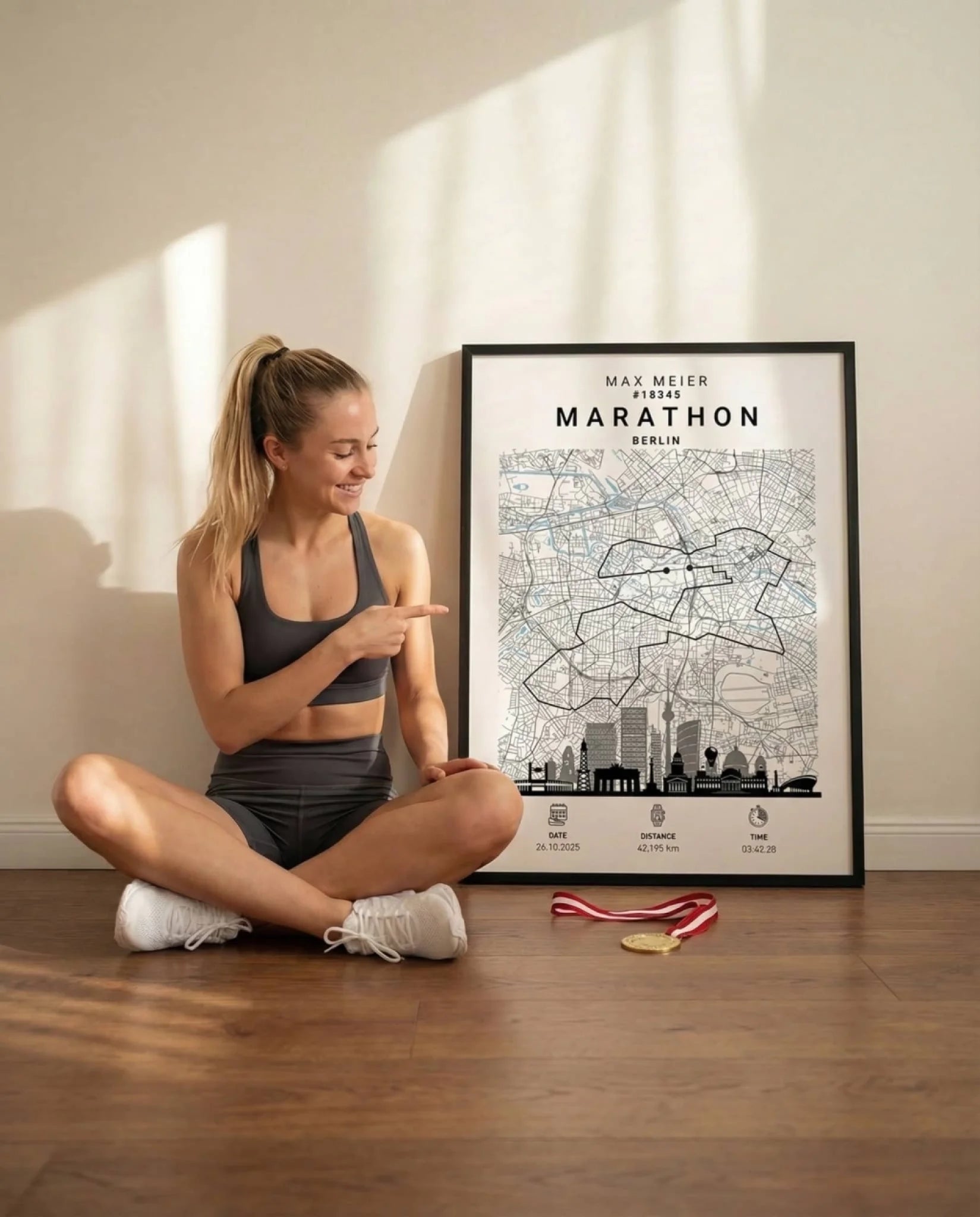 berlin-marathon-poster-personalisiert-frau