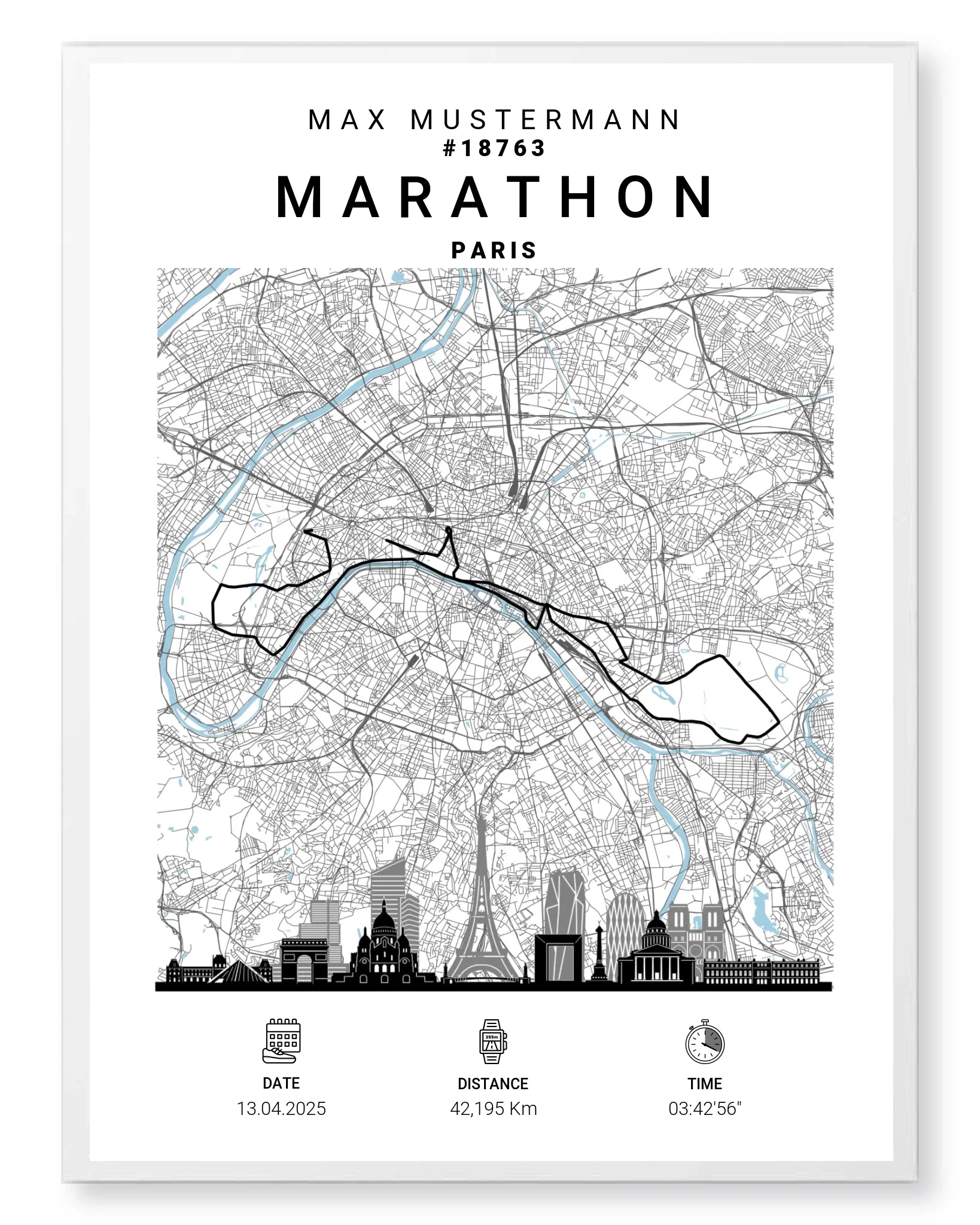 Rahmen - weiss 30x40