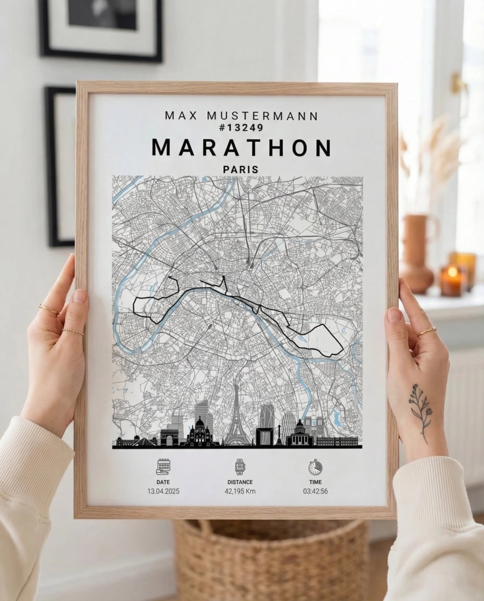 paris-marathon-poster-personalisiert 6