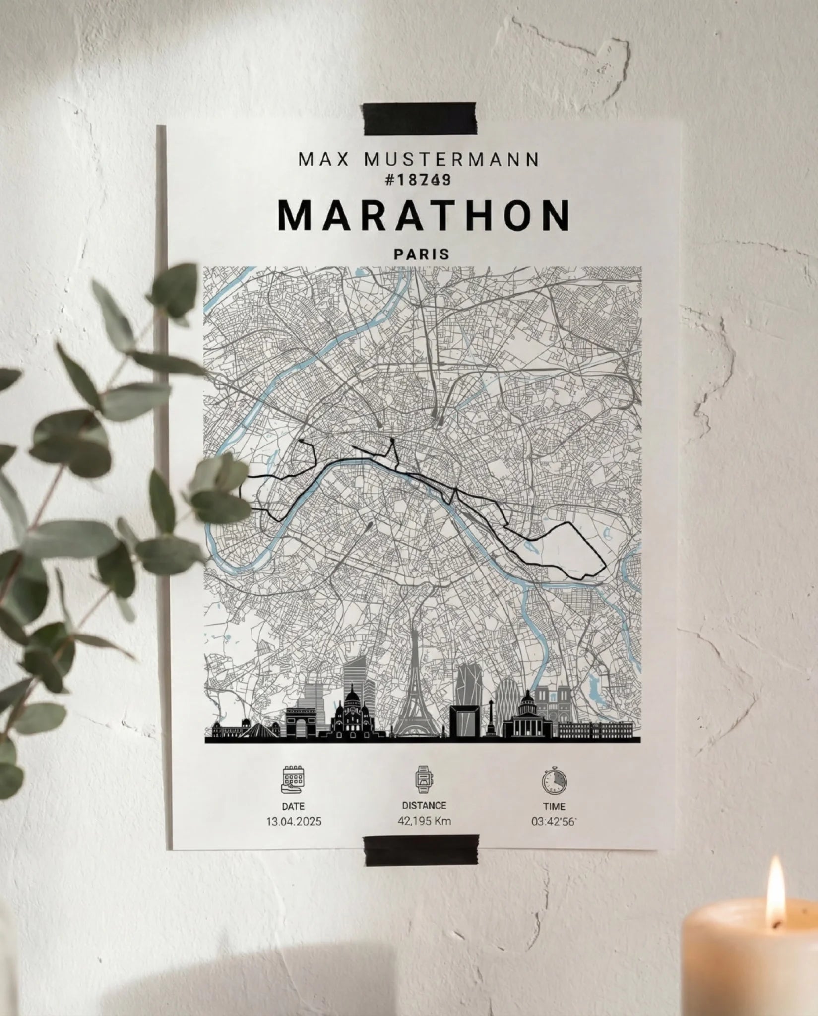 paris-marathon-poster-personalisiert 3