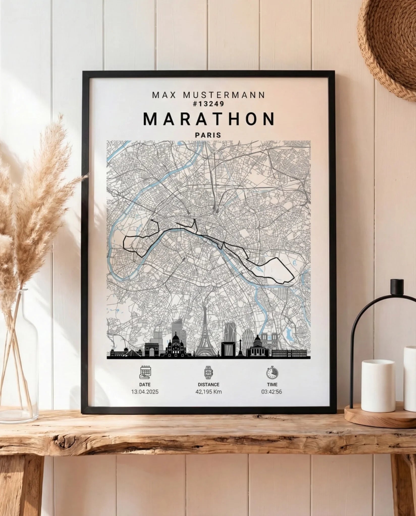 paris-marathon-poster-personalisiert 4